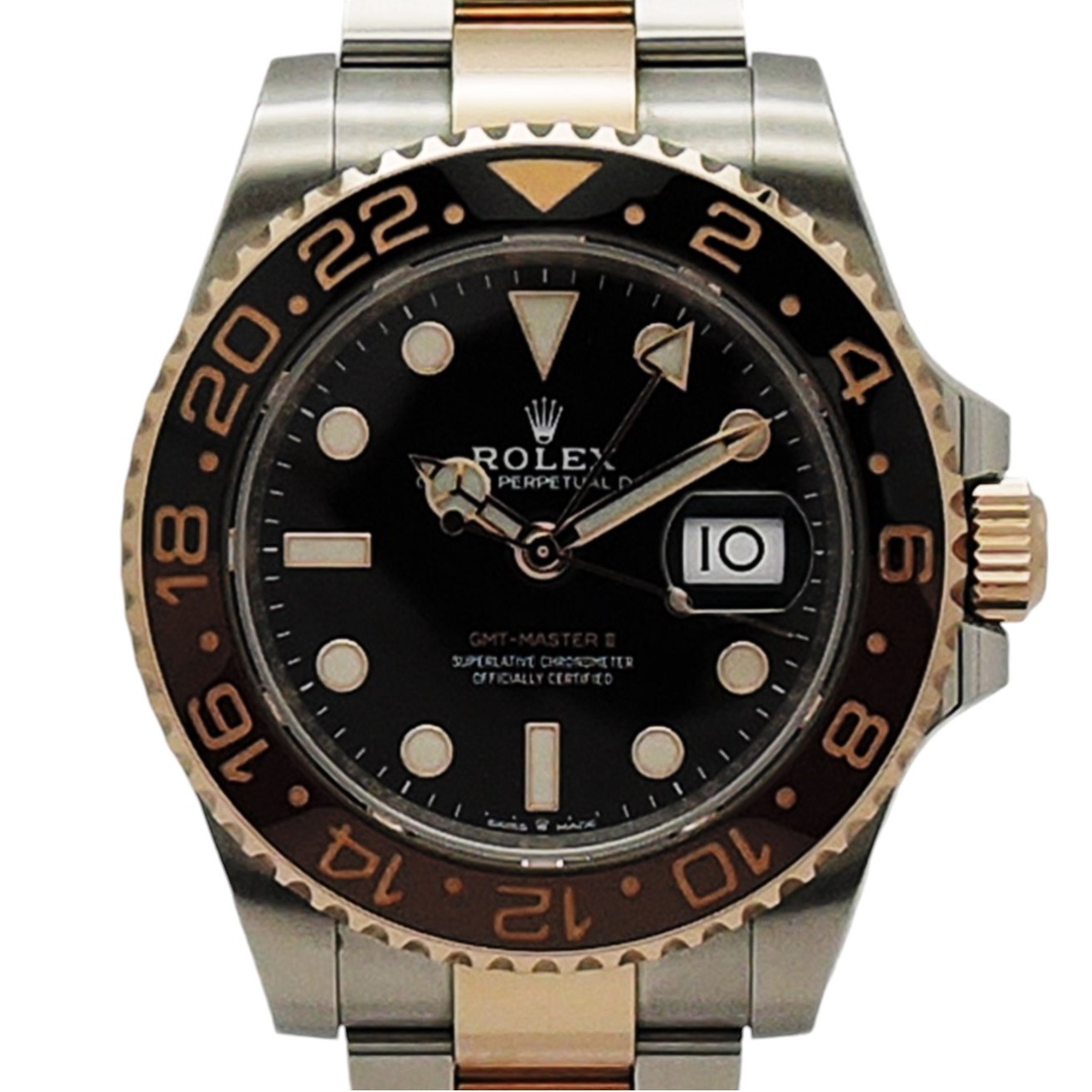 ロレックス GMTマスターⅡ 126711CHNR 20年保証書 ブラック AT ROLEX GMT-MASTERⅡ Black C004089のイメージ画像