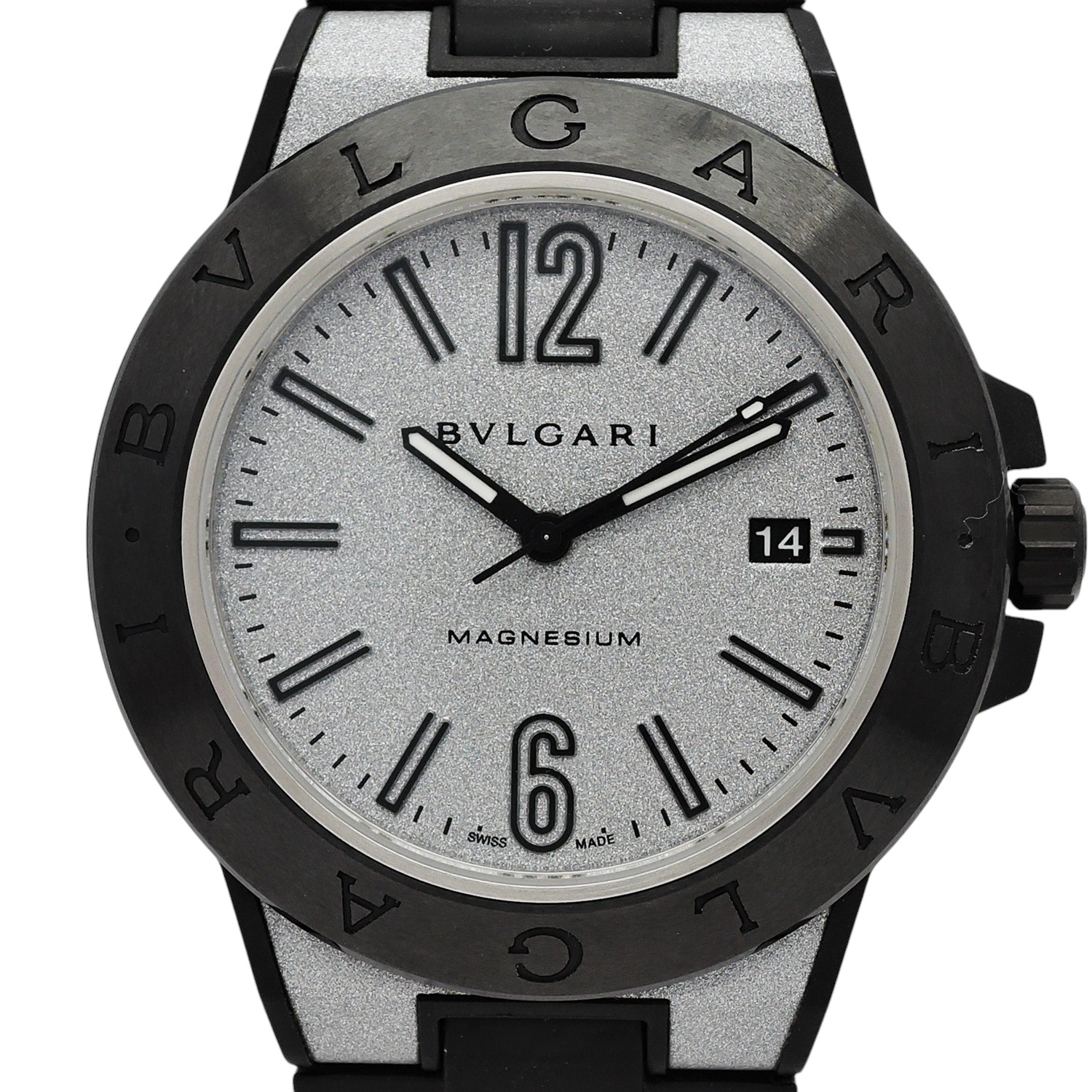 ブルガリ ディアゴノ マグネシウム DG41SMC 文字盤グレー Gray AT 18.5cm BVLGARI Diagono Magnesium C004755のイメージ画像
