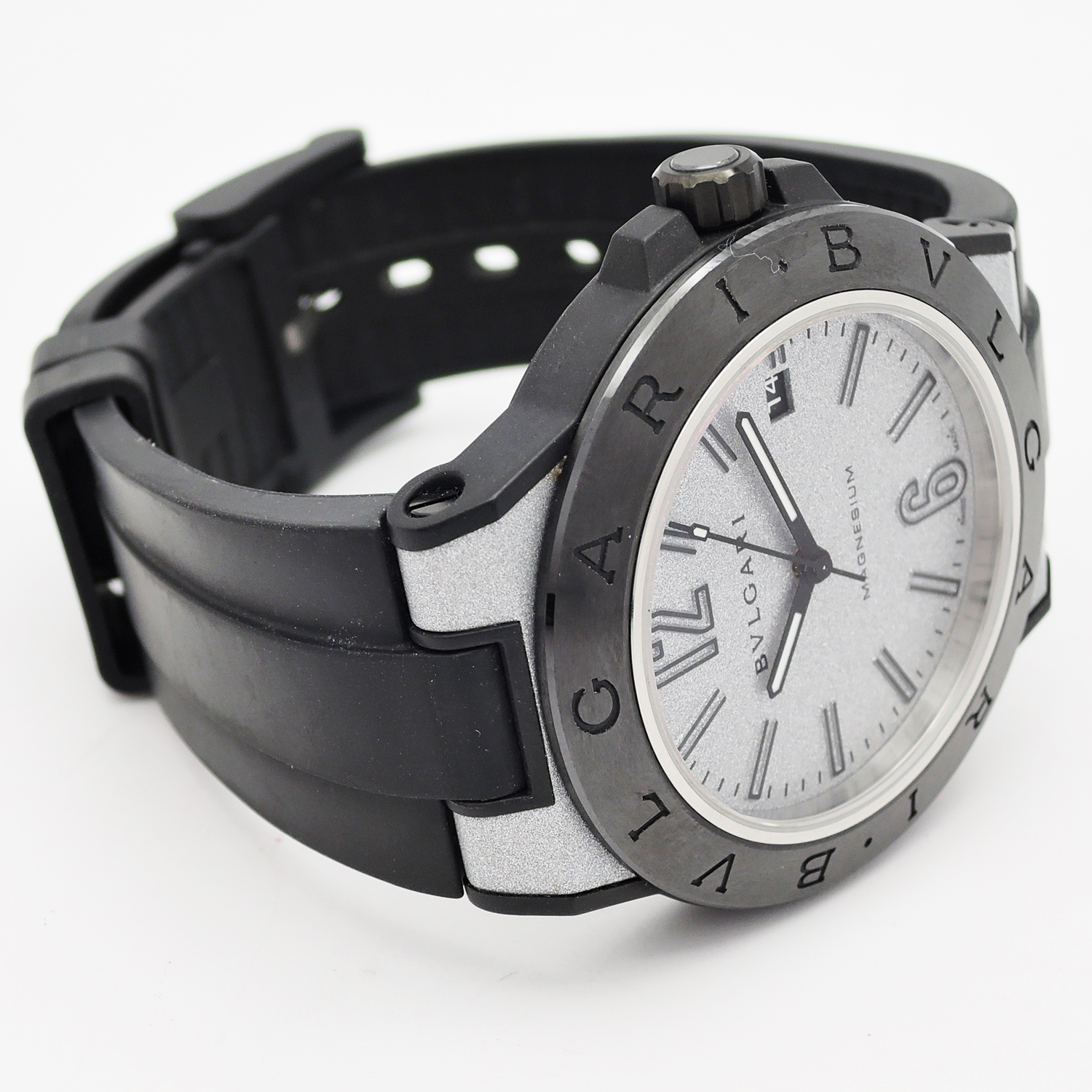 ブルガリ ディアゴノ マグネシウム DG41SMC 文字盤グレー Gray AT 18.5cm BVLGARI Diagono Magnesium C004755のイメージ画像