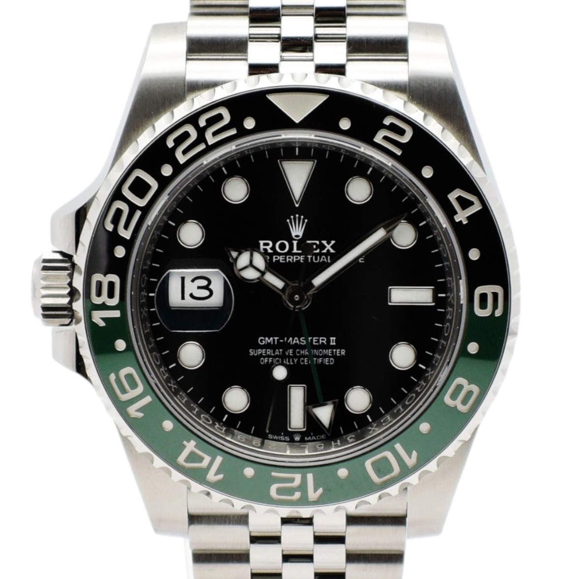 ロレックス GMTマスターⅡ 126720VTNR 2024年保証書 黒 ブラック AT 17cm ROLEX GMT-MasterⅡ Black C004851のイメージ画像