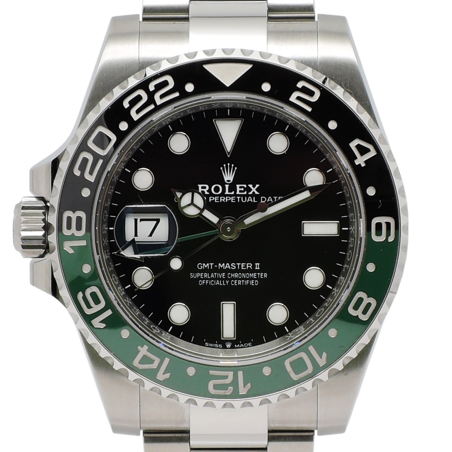 ロレックス GMTマスターⅡ 126720VTNR 2024年保証書 黒 ブラック AT 18cm ROLEX GMT-MasterⅡ Black C004842のイメージ画像