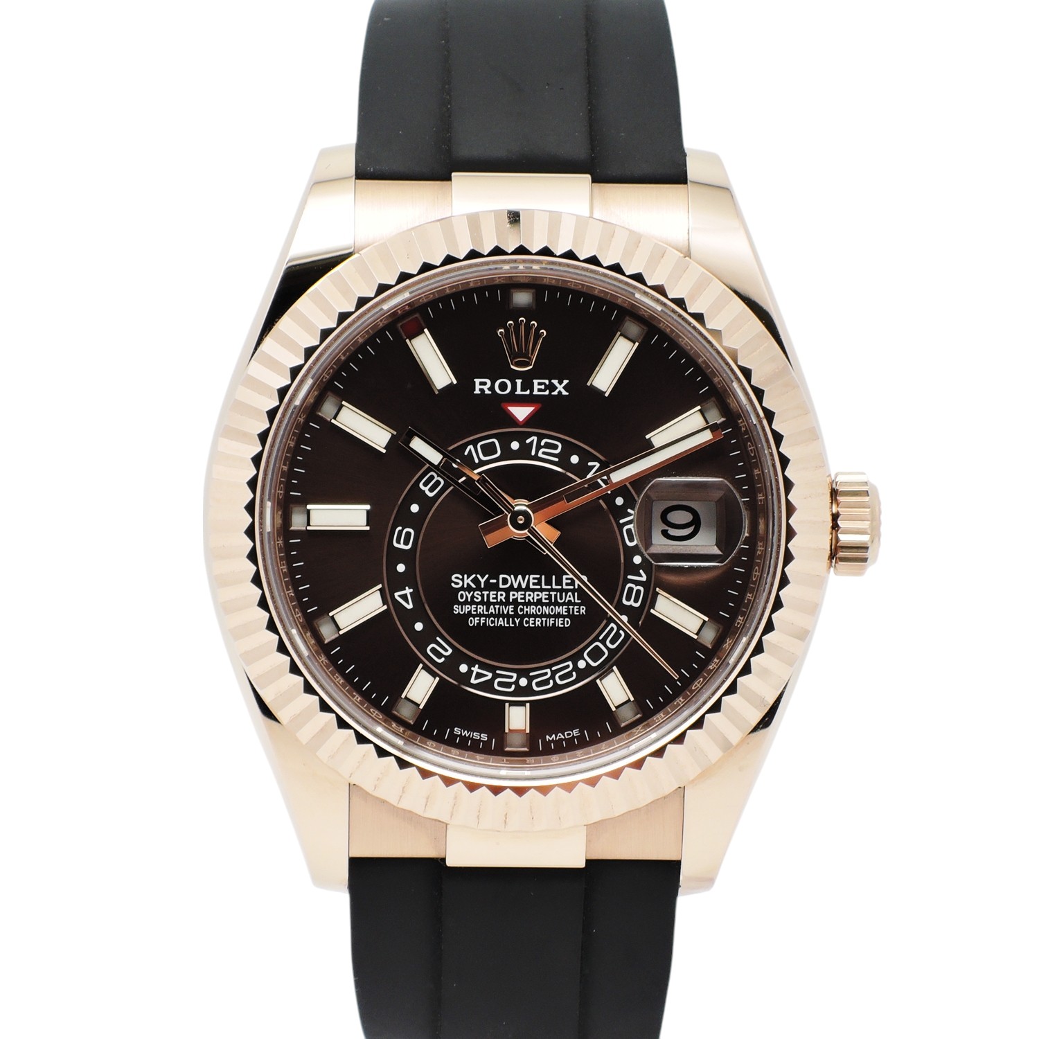 ロレックス スカイドゥエラー 326235 ブラウン 16.5cm ROLEX Sky-Dweller Brown C005501