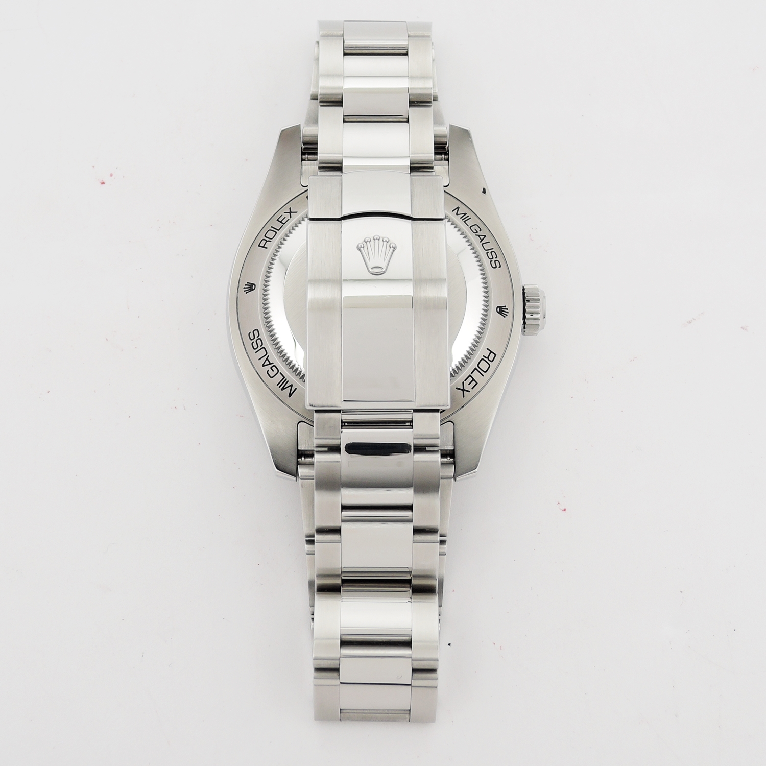 ロレックス ミルガウス 116400GV 2022年保証書 ブラック 黒 AT 17.5㎝ ROLEX Milgauss 40 Black C005964のイメージ画像