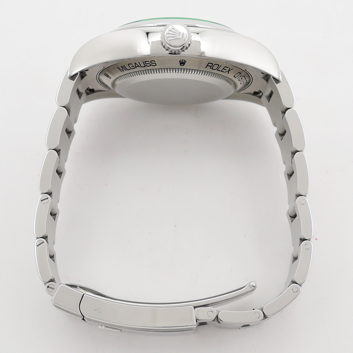 ロレックス ミルガウス 116400GV 2022年保証書 ブラック 黒 AT 17.5㎝ ROLEX Milgauss 40 Black C005964のイメージ画像
