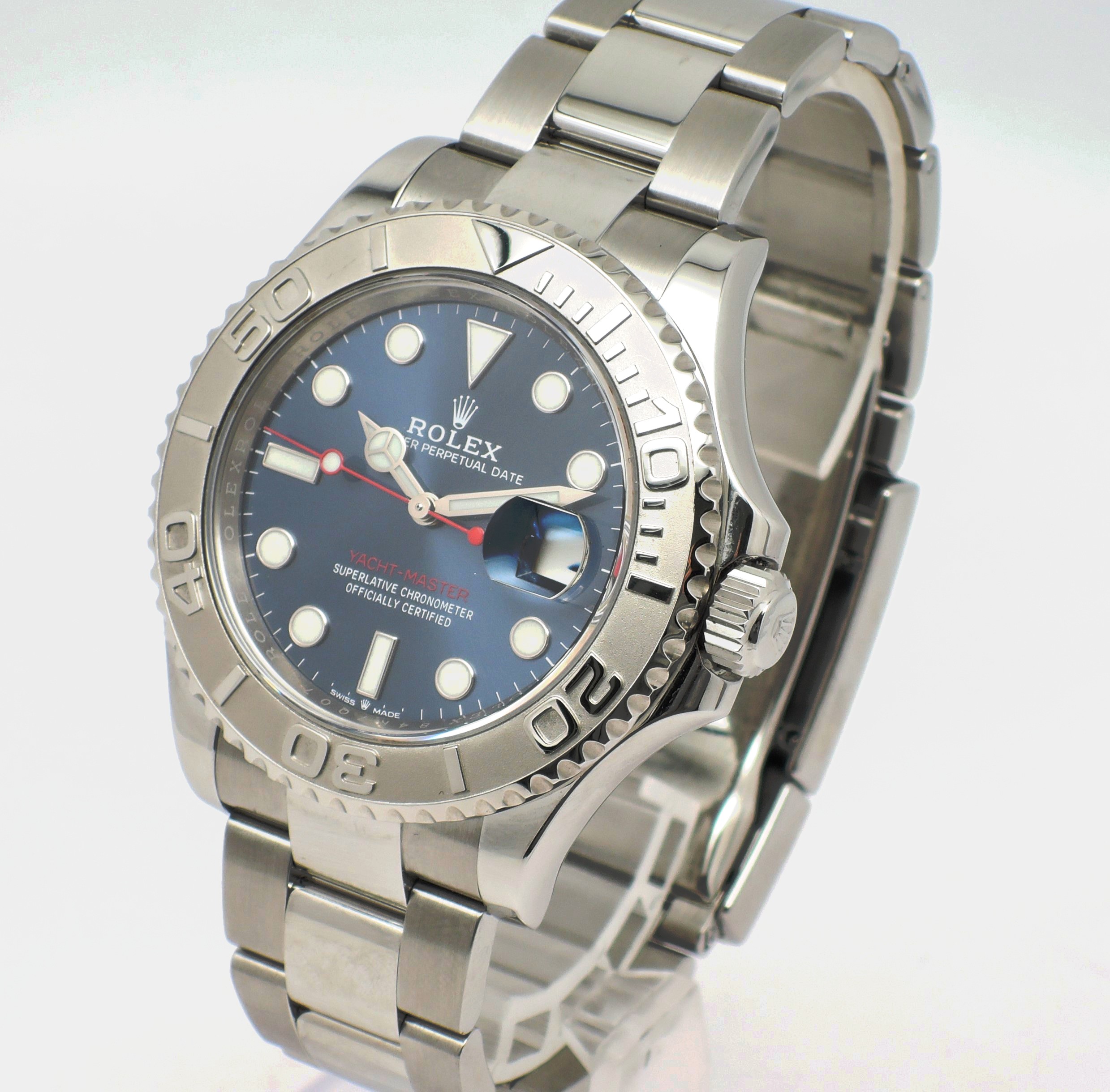 ロレックス ヨットマスター 126622 青 ブルー 17.5㎝ ROLEX Yacht-Master Blue C005345のイメージ画像