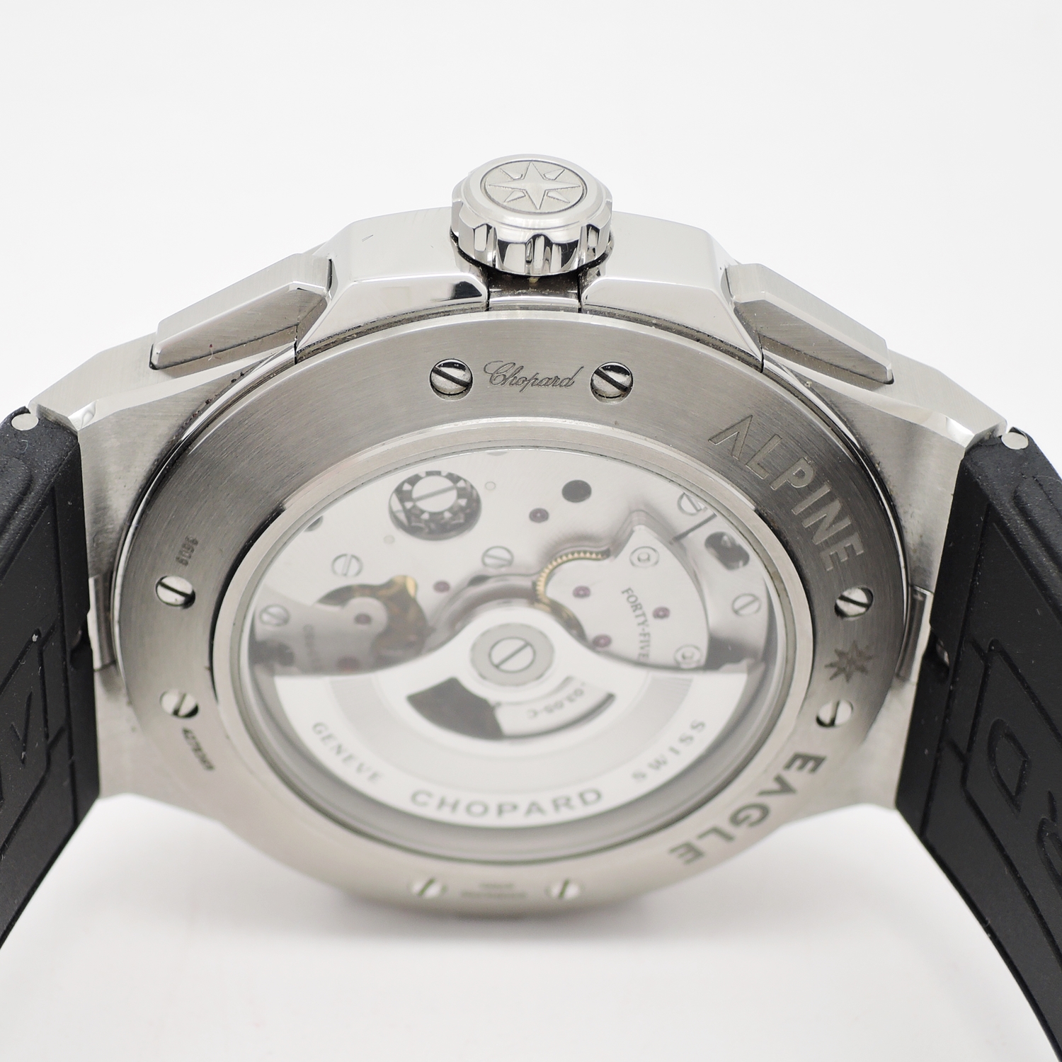 ショパール アルパイン XL クロノグラフ イーグル 298609-3004 ブラック 黒 19.5㎝ 保証書 Chopard Alpine Eagle XL Chronograph Black C005952のイメージ画像