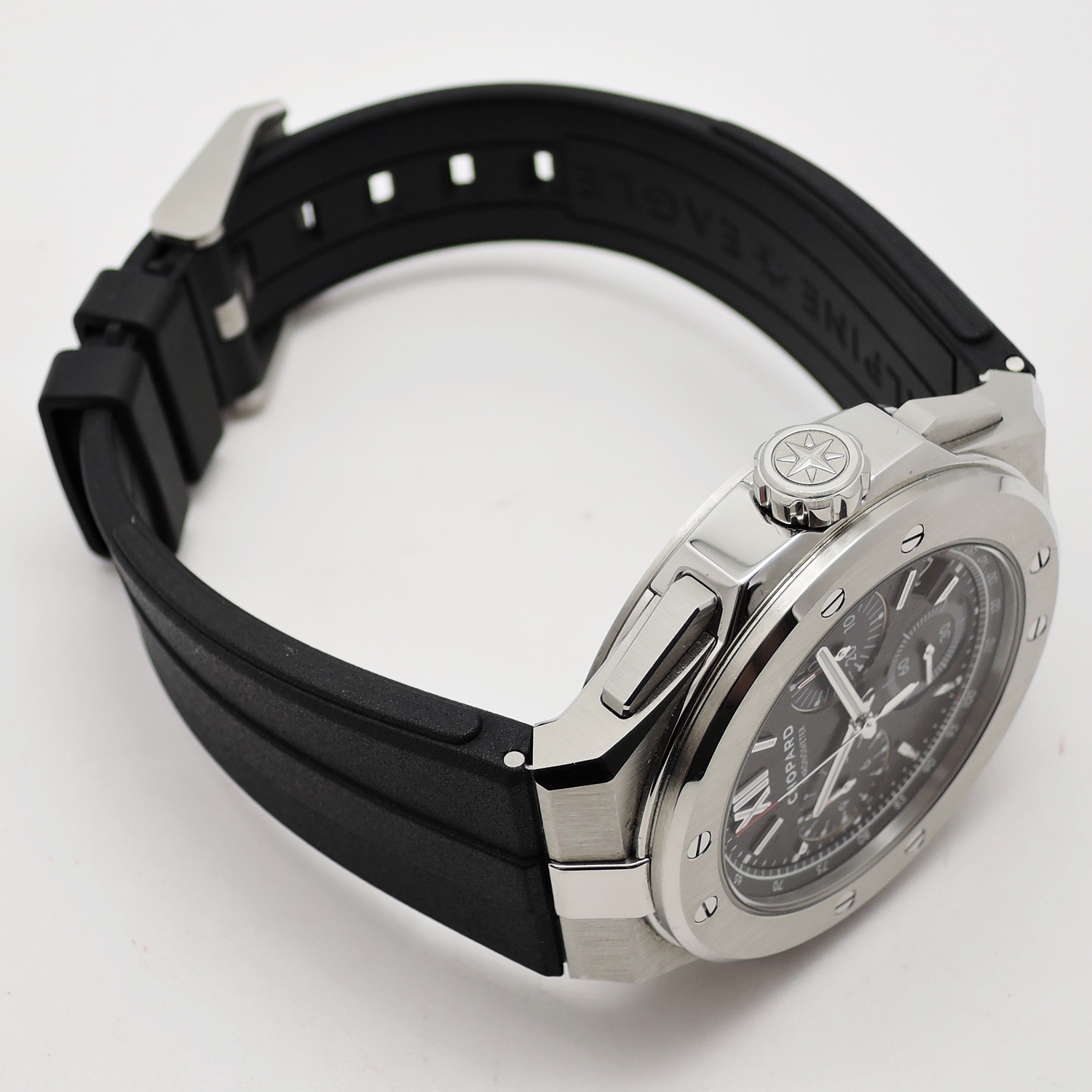 ショパール アルパイン XL クロノグラフ イーグル 298609-3004 ブラック 黒 19.5㎝ 保証書 Chopard Alpine Eagle XL Chronograph Black C005952のイメージ画像