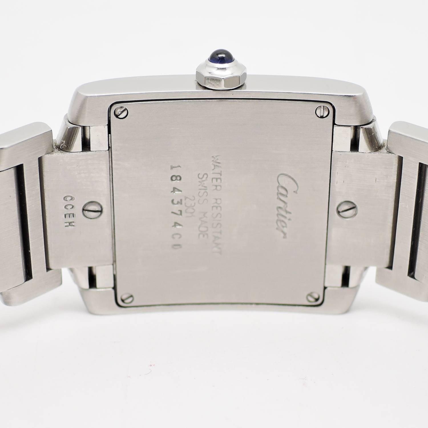 カルティエ タンクフランセーズ MM 2301 W51003Q3 ホワイトローマン QZ 15cm Cartier Tank Francaise MM 2301 C006042のイメージ画像
