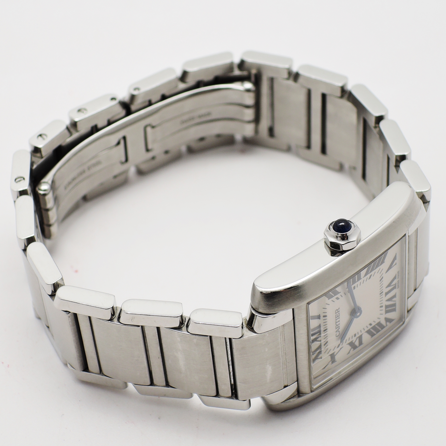 カルティエ タンクフランセーズ MM 2301 W51003Q3 ホワイトローマン QZ 15cm Cartier Tank Francaise MM 2301 C006042のイメージ画像