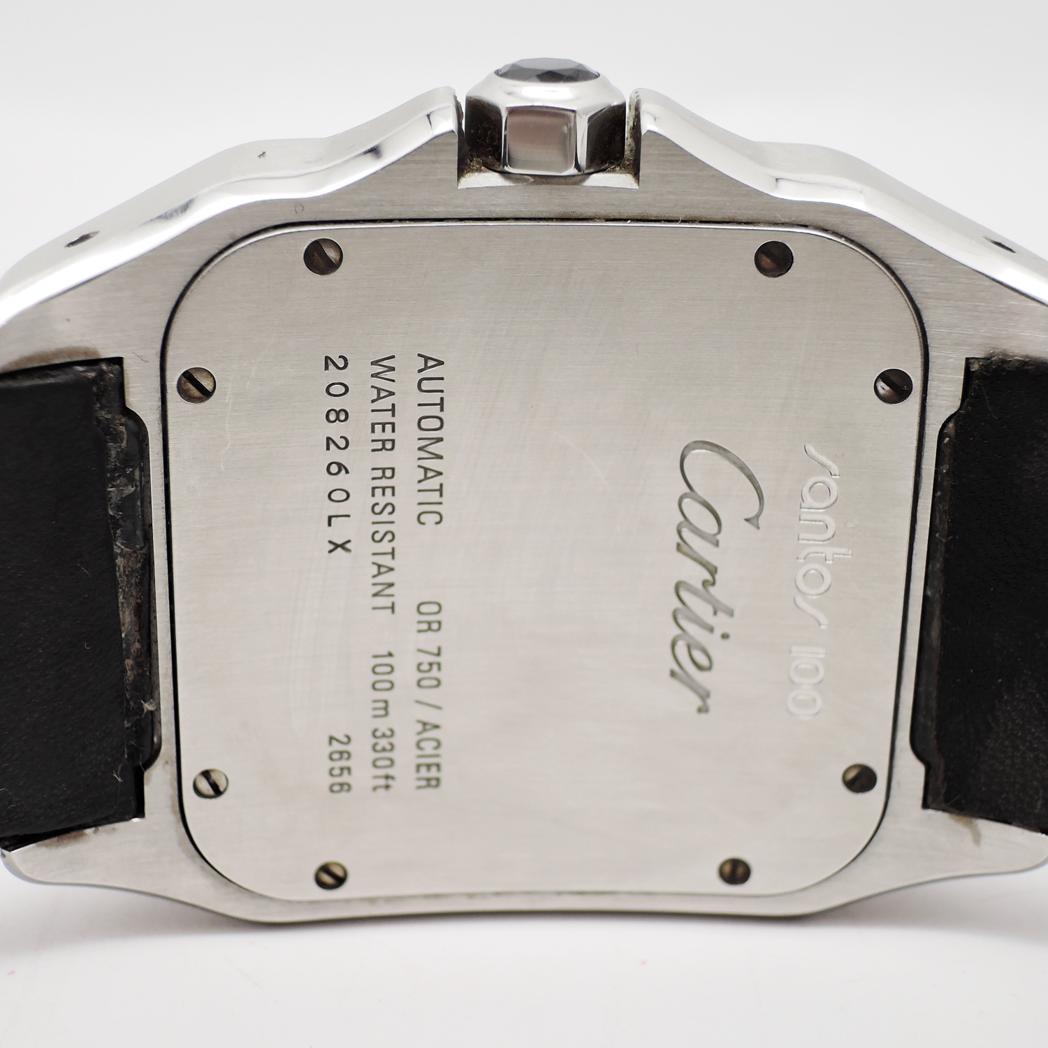 カルティエ サントス100 LM 2656 W20072X7 ホワイトローマン AT 17.5㎝ Cartier Santos100 LM 2656 C006028のイメージ画像