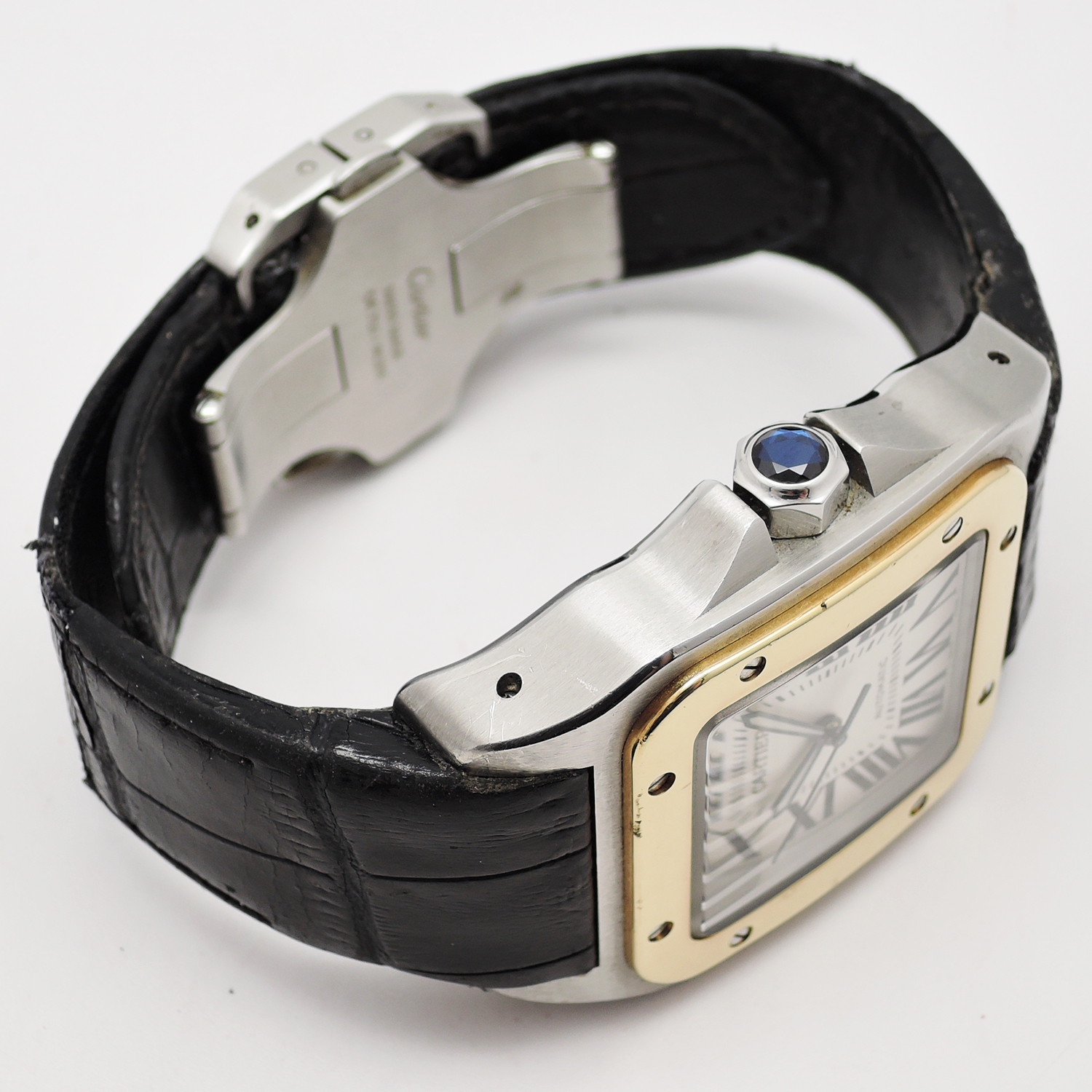 カルティエ サントス100 LM 2656 W20072X7 ホワイトローマン AT 17.5㎝ Cartier Santos100 LM 2656 C006028のイメージ画像