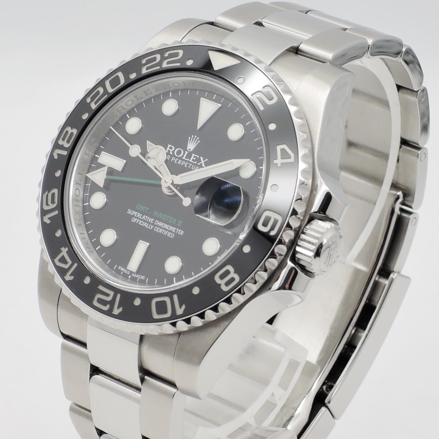 ロレックス GMTマスター 40 116710LN ランダム番 ブラック AT 18㎝ ROLEX GMT-MasterⅡ 40 Black C005719のイメージ画像