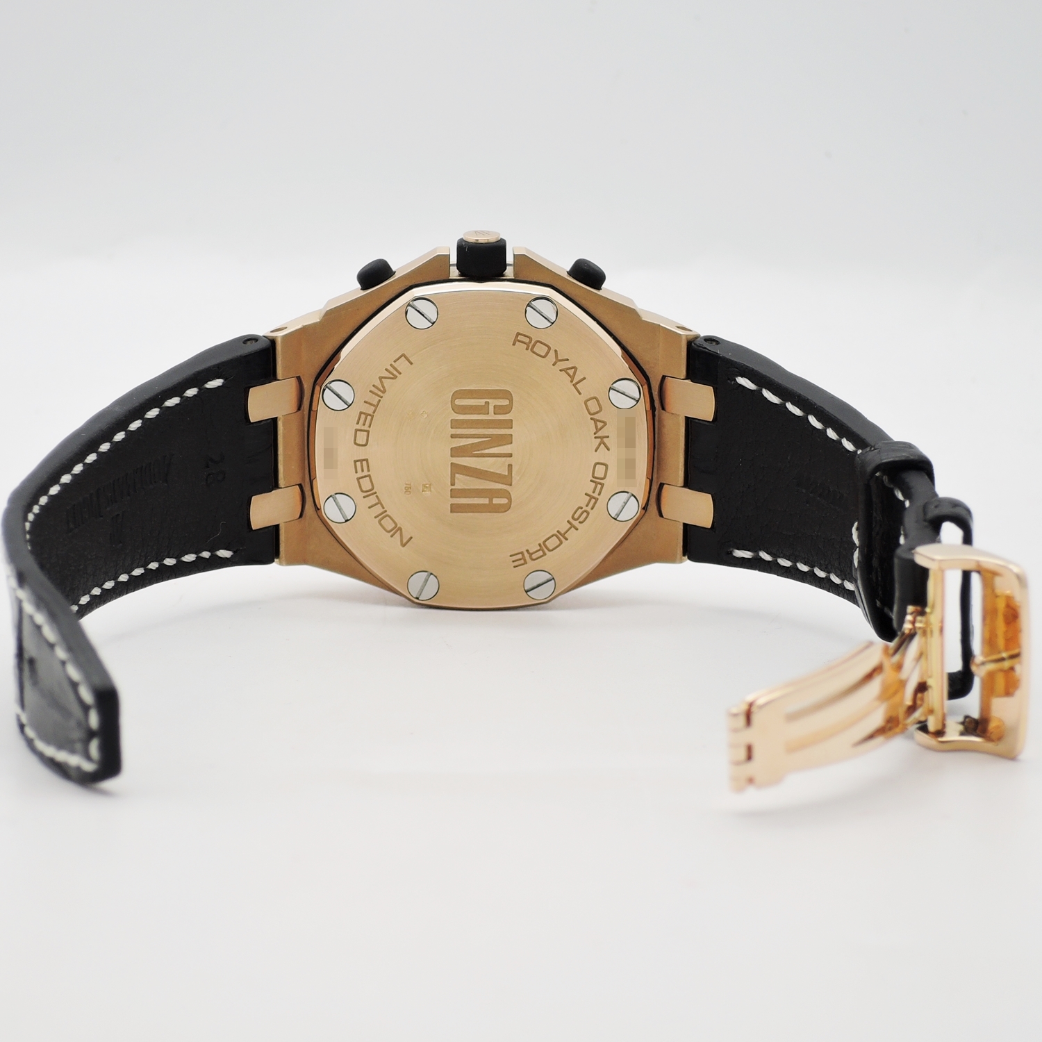 オーデマピゲ ロイヤルオーク オフショア 26180OR.OO.D101CR.01 AT 19cm ブラックアラビア AUDEMARS PIGUET Royal Oak Offshore Black Arabia Ⅶ Diamond C005954のイメージ画像