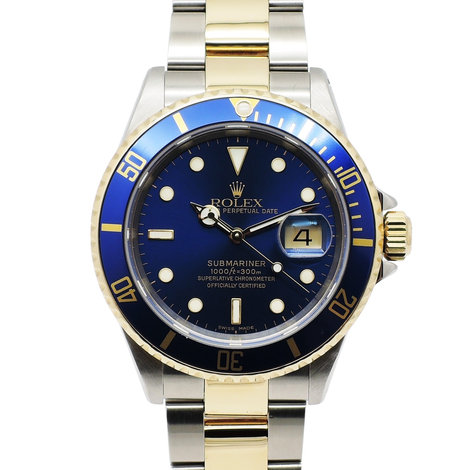 保証書付き ロレックス サブマリーナ デイト 40 16613 保証書 青 ブルー 20cm AT ROLEX Submariner Date 40 C005738