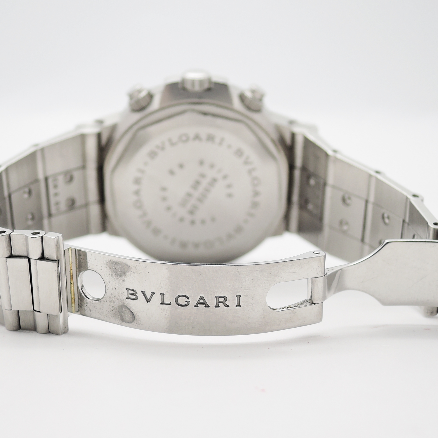 ブルガリ ディアゴノ スクーバ クロノグラフ SCB38S AT 17.5cm ブラック BVLGAR Diagono Scuba Chronograph Black C006106のイメージ画像