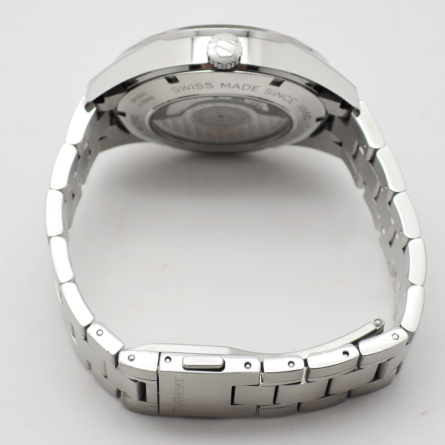 タグホイヤー カレラ ヘリテージ キャリバー6 WAS2111 シルバー 18.5cm AT TAG HEUER Carrera Heritage Caribre 6 Sliver C005931のイメージ画像