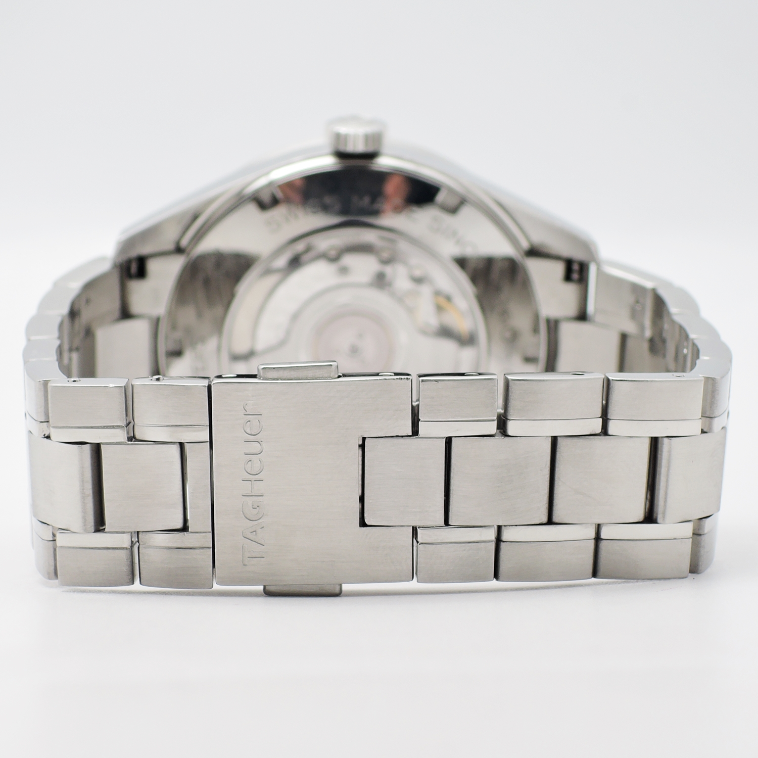 タグホイヤー カレラ ヘリテージ キャリバー6 WAS2111 シルバー 18.5cm AT TAG HEUER Carrera Heritage Caribre 6 Sliver C005931のイメージ画像