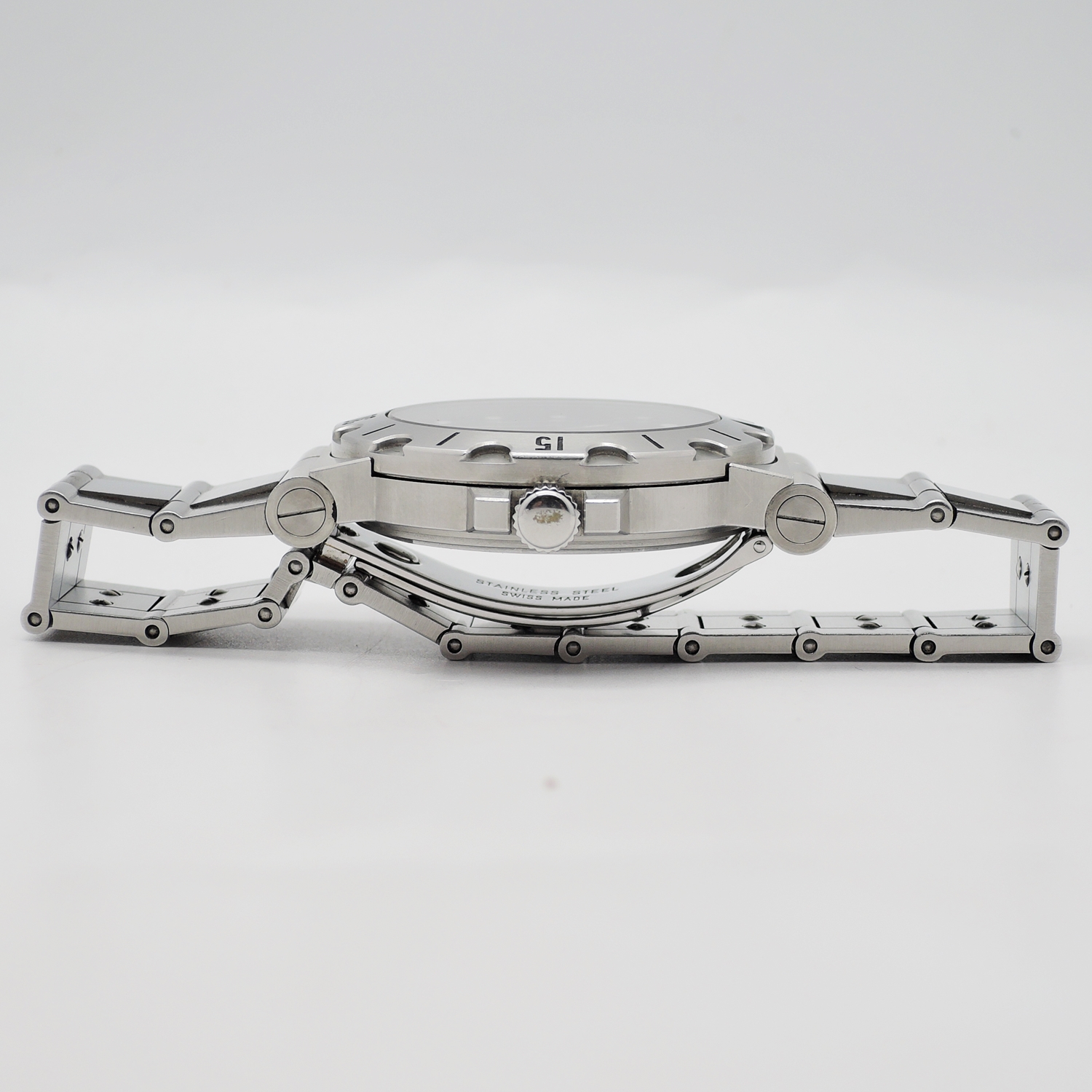 ブルガリ ディアゴノ SD38S ブラック AT 18㎝ 保証書,箱付き BVLGARI Diagono C006272のイメージ画像