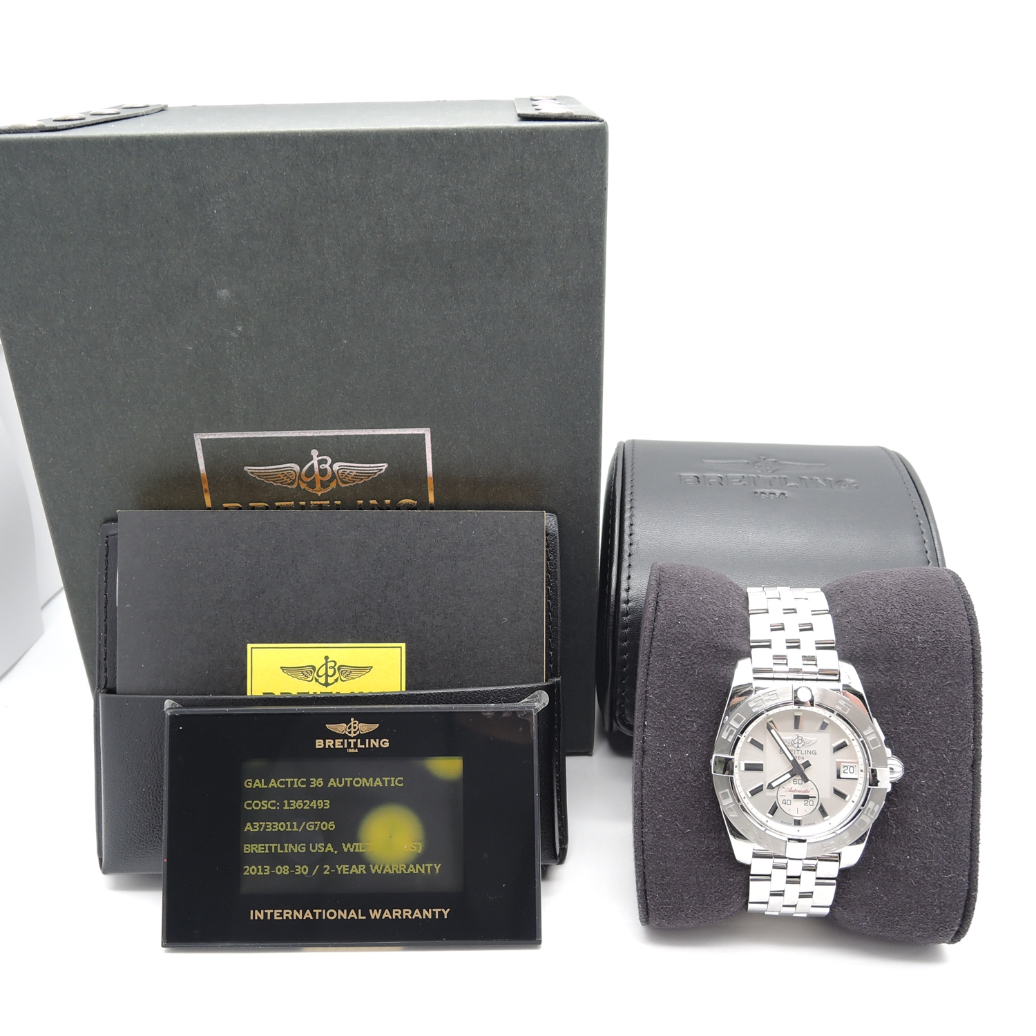 BREITLING Galactic 36 A3733011 AT White 17cm ブライトリング ギャラクティック 36 ホワイト C006134のイメージ画像