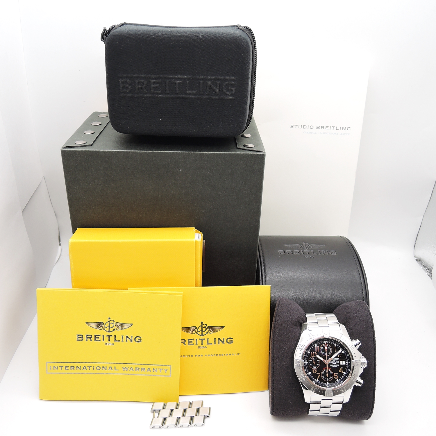 BREITLING Avenger Skyland A13380 AT Black 19.5cm ブライトリング アベンジャー スカイランド ブラック C005930のイメージ画像
