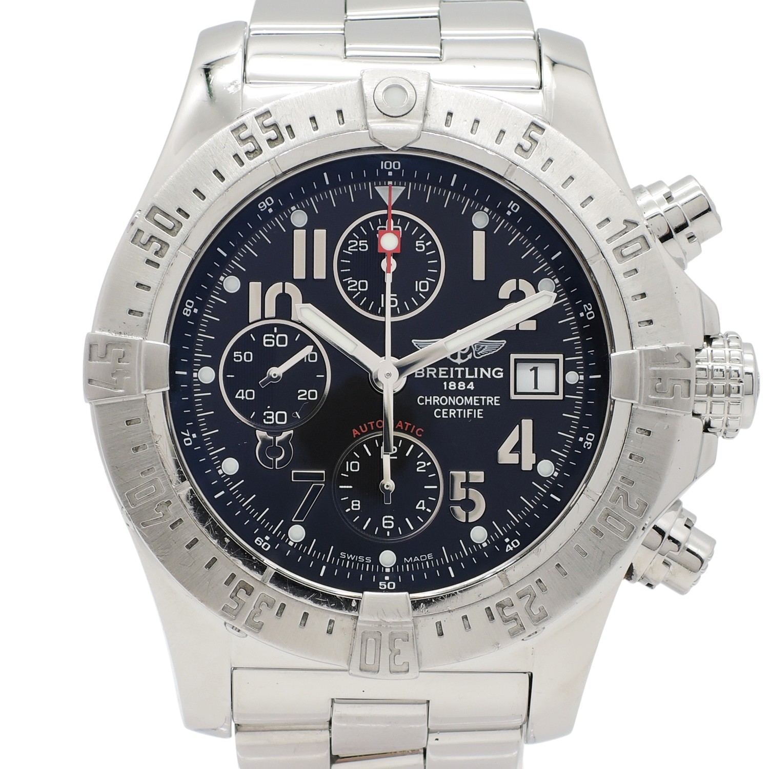 BREITLING Avenger Skyland A13380 AT Black 19.5cm ブライトリング アベンジャー スカイランド ブラック C005930のイメージ画像