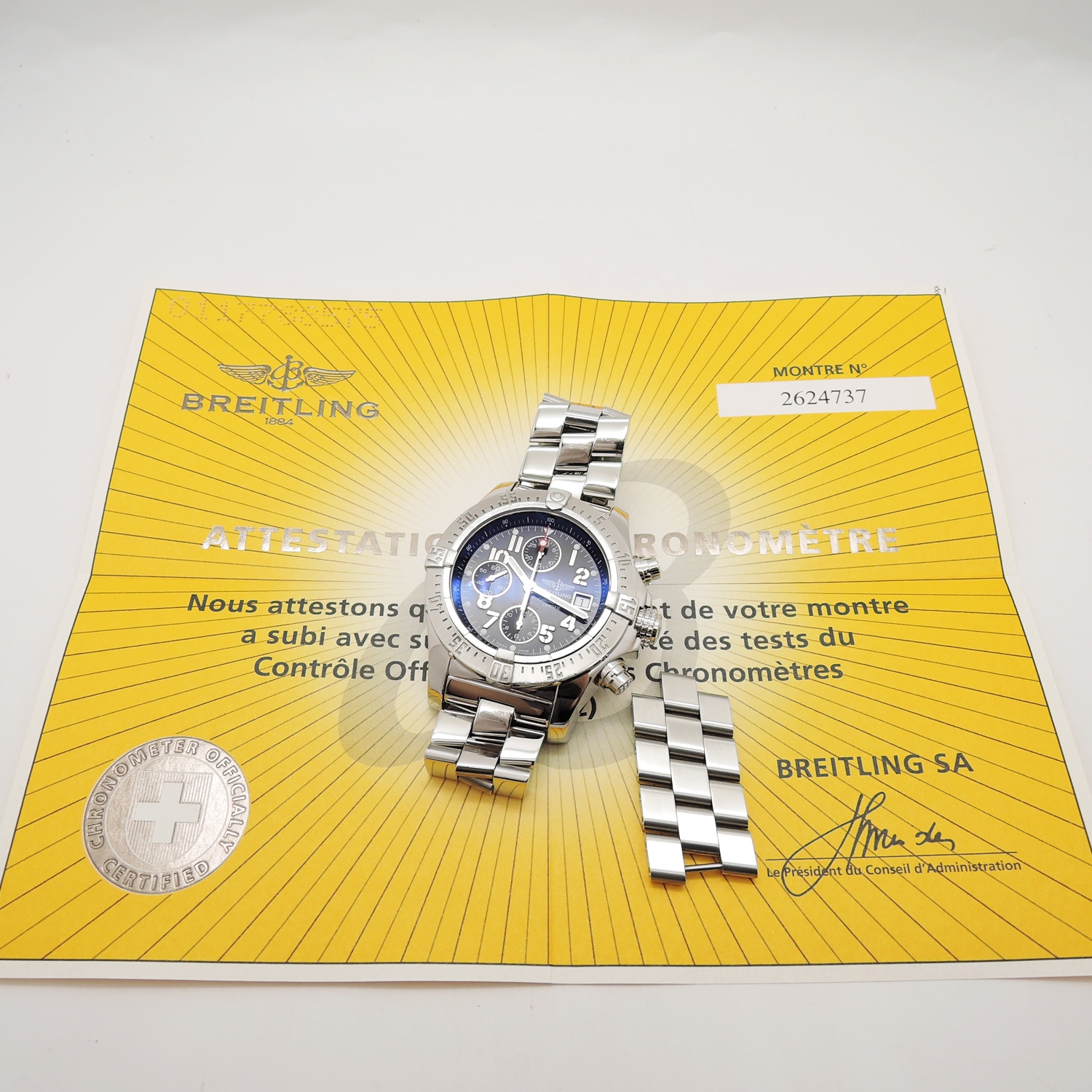 BREITLING Avenger Skyland A13380 AT Black 19.5cm ブライトリング アベンジャー スカイランド ブラック C005930のイメージ画像