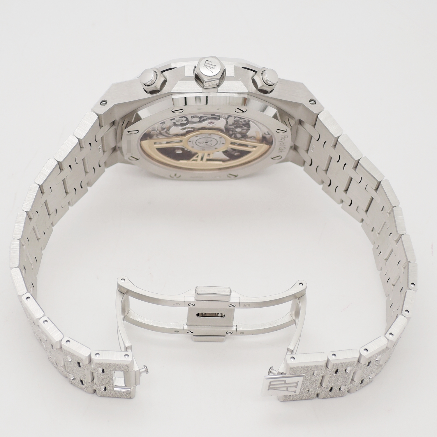 オーデマピゲ ロイヤルオーク クロノグラフ フロステッド 26239BC.GG.1224BC.02 ブラック/シルバー AT 41mm WG 17cm AUDEMARS PIGUET Royal Oak Chronograph Frosted Black/Silver C006380のイメージ画像