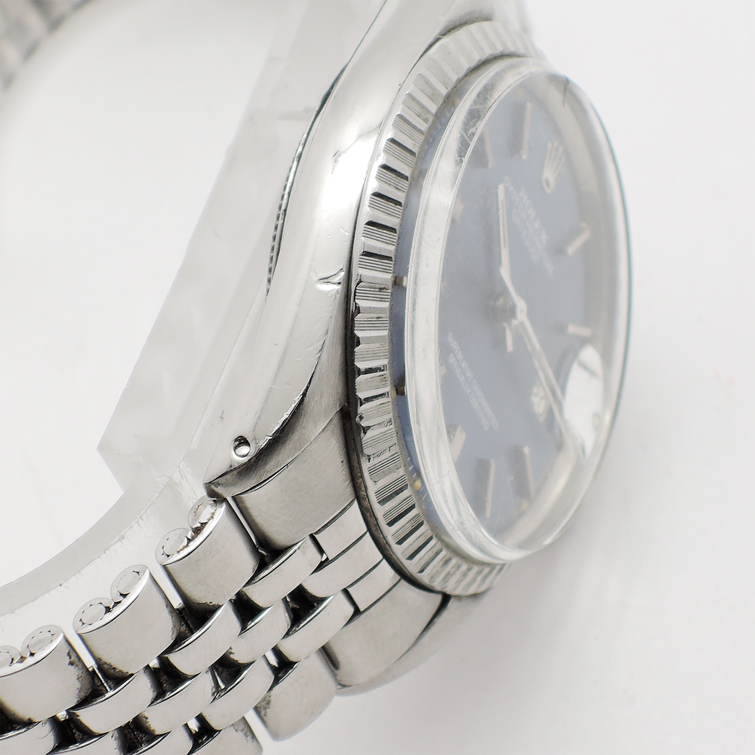 ロレックス デイトジャスト 36 1603 ブルー AT 17.5cm ROLEX Date-Just 36 Blue C006309のイメージ画像