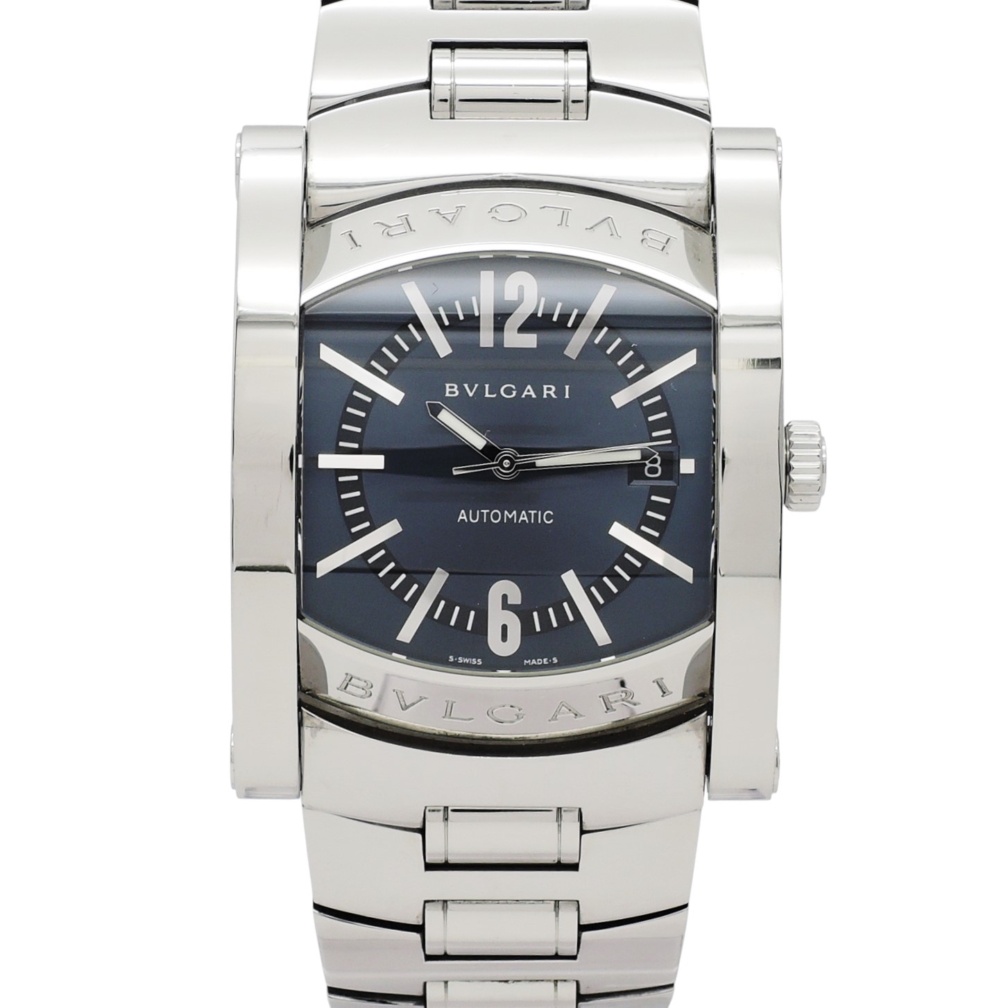ブルガリ アシオマ AA48S ブラック AT 19cm ブルガリ アシオマ AA48S ブラック AT 19cm BVLGARI Assioma Black C006404