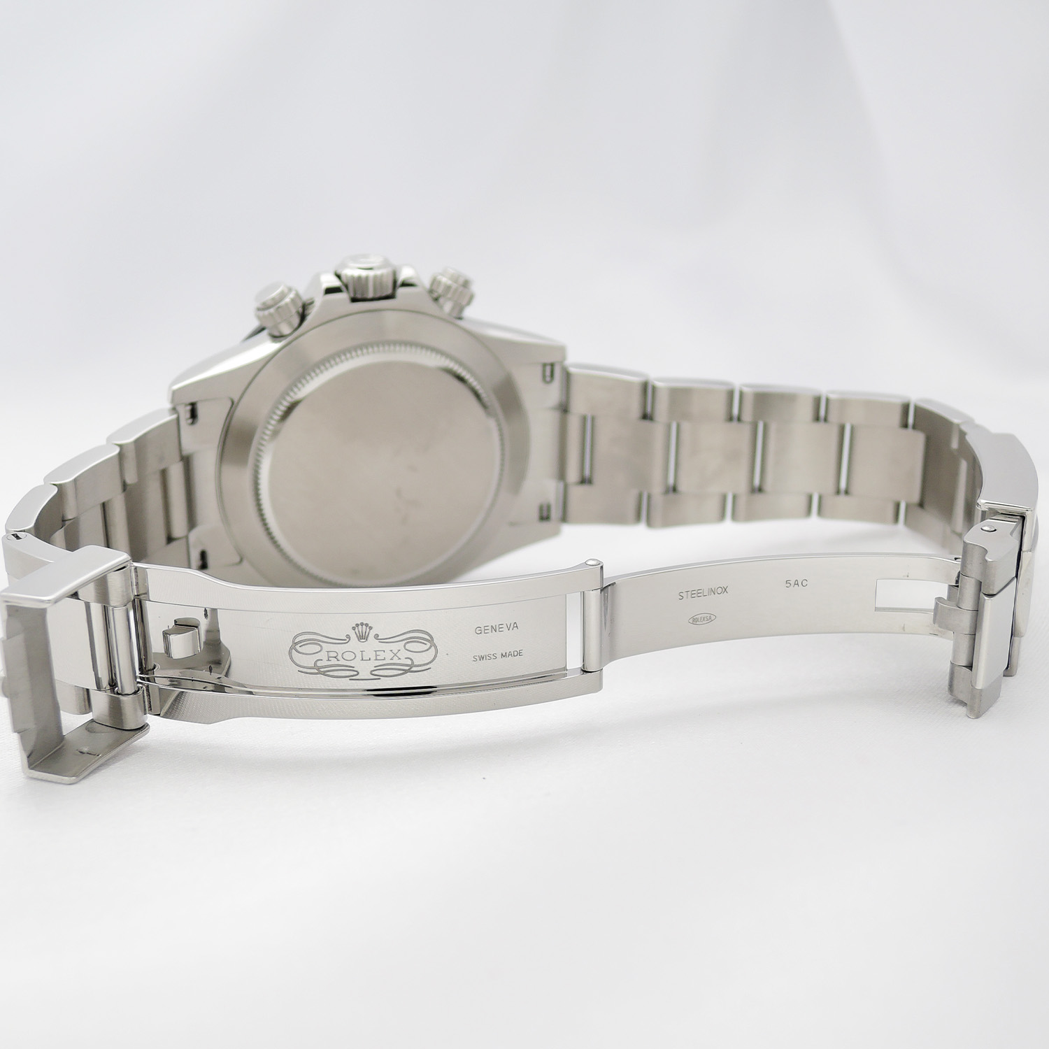 ロレックス コスモグラフ デイトナ 116500LN 白 ホワイト 2020年製 保証書付 SS フルコマ メンズ ROLEX Daytona White C006622のイメージ画像