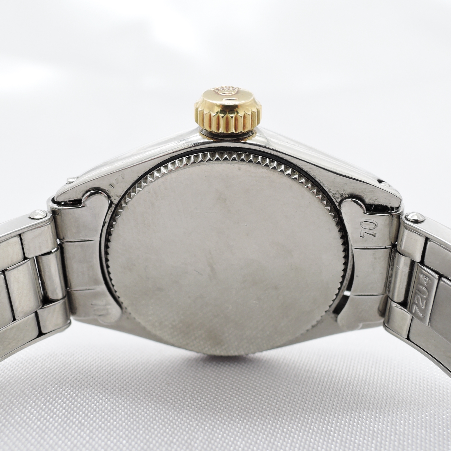 ロレックス オイスタープレシジョン 6525 シャンパン文字盤 HW 14cm ROLEX Oyster Precision Date Champagne C005754のイメージ画像