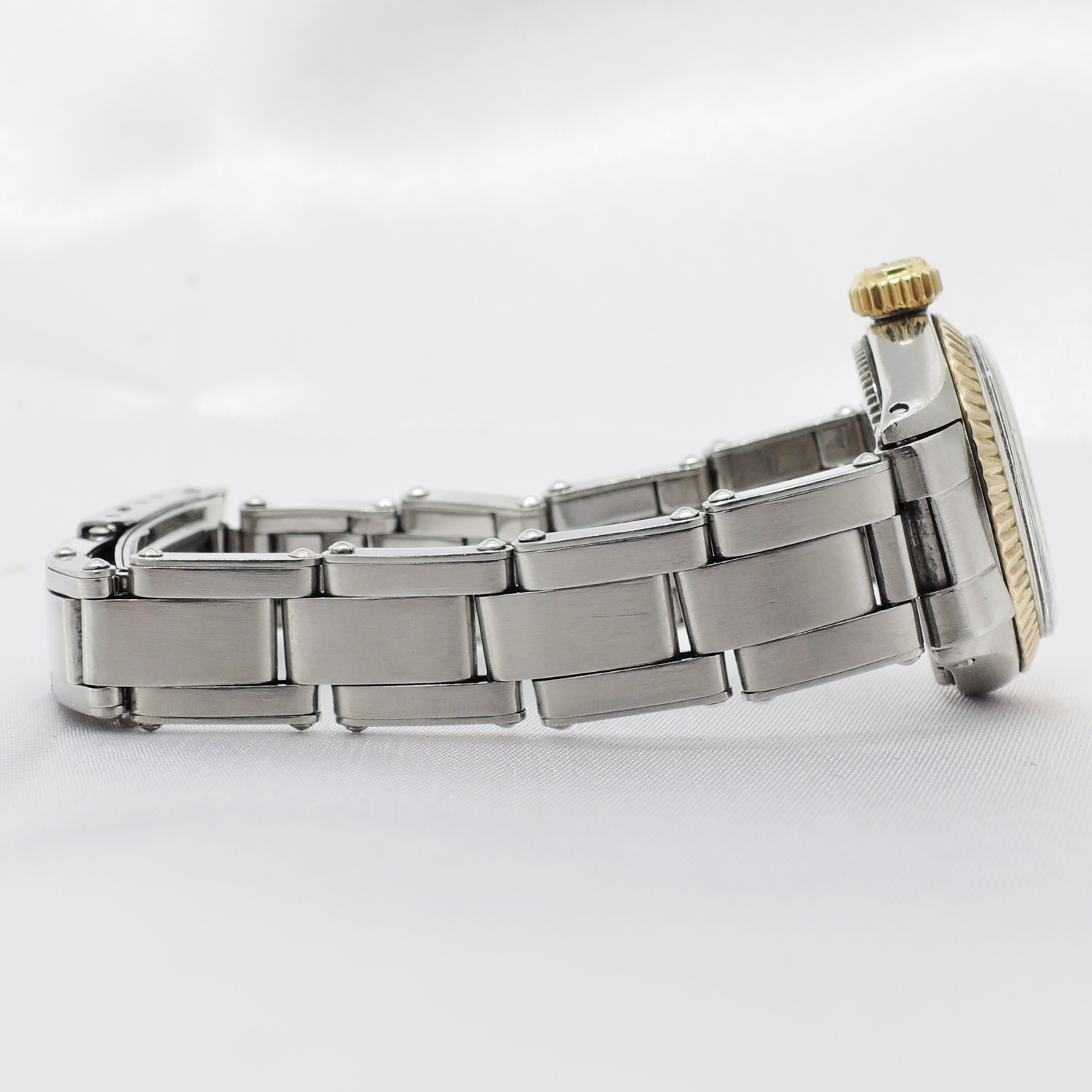 ロレックス オイスタープレシジョン 6525 シャンパン文字盤 HW 14cm ROLEX Oyster Precision Date Champagne C005754のイメージ画像