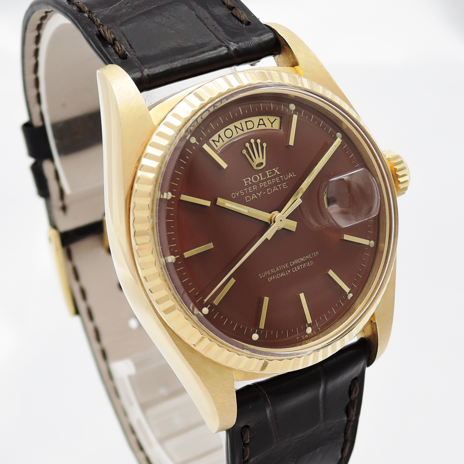 ロレックス デイデイト 1803 PG ステラ文字盤 18cm AT ROLEX Day-Date 36mm Stella Dial C007966のイメージ画像