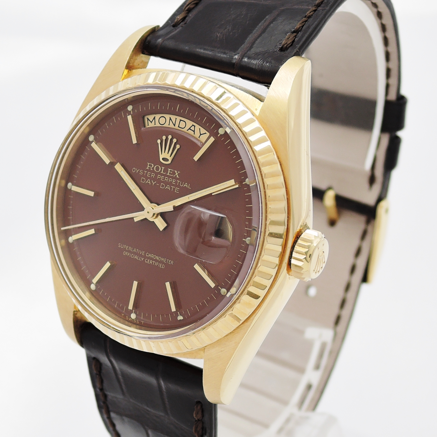 ロレックス デイデイト 1803 PG ステラ文字盤 18cm AT ROLEX Day-Date 36mm Stella Dial C007966のイメージ画像