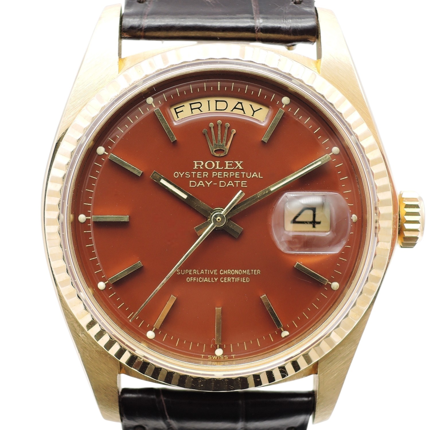 ロレックス デイデイト 1803 PG ステラ文字盤 18cm AT ROLEX Day-Date 36mm Stella Dial C007966のイメージ画像