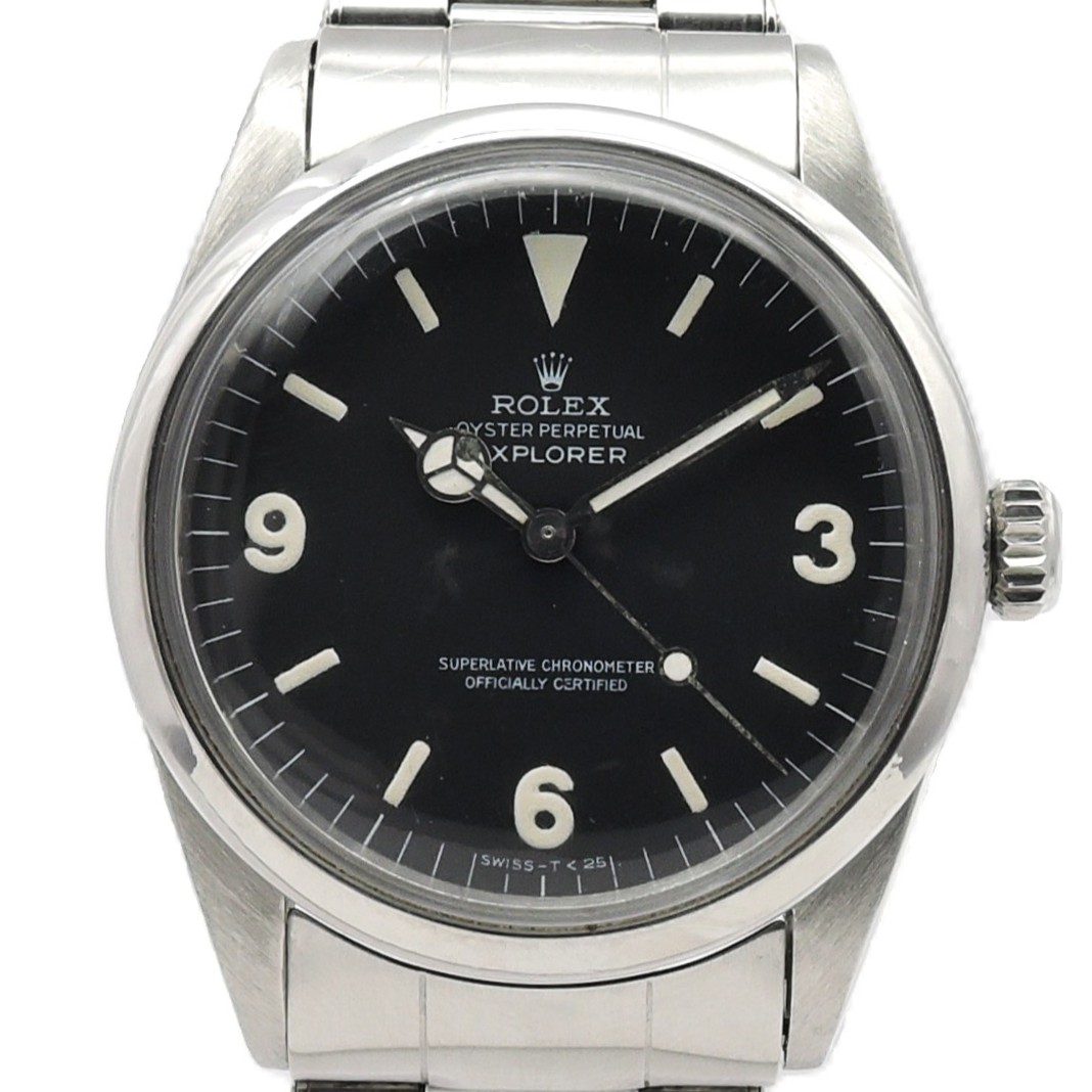 ロレックス エクスプローラーⅠ1016 MK0 黒 ブラック 369 T-25 17cm Rolex ExplorerⅠ C008038のイメージ画像