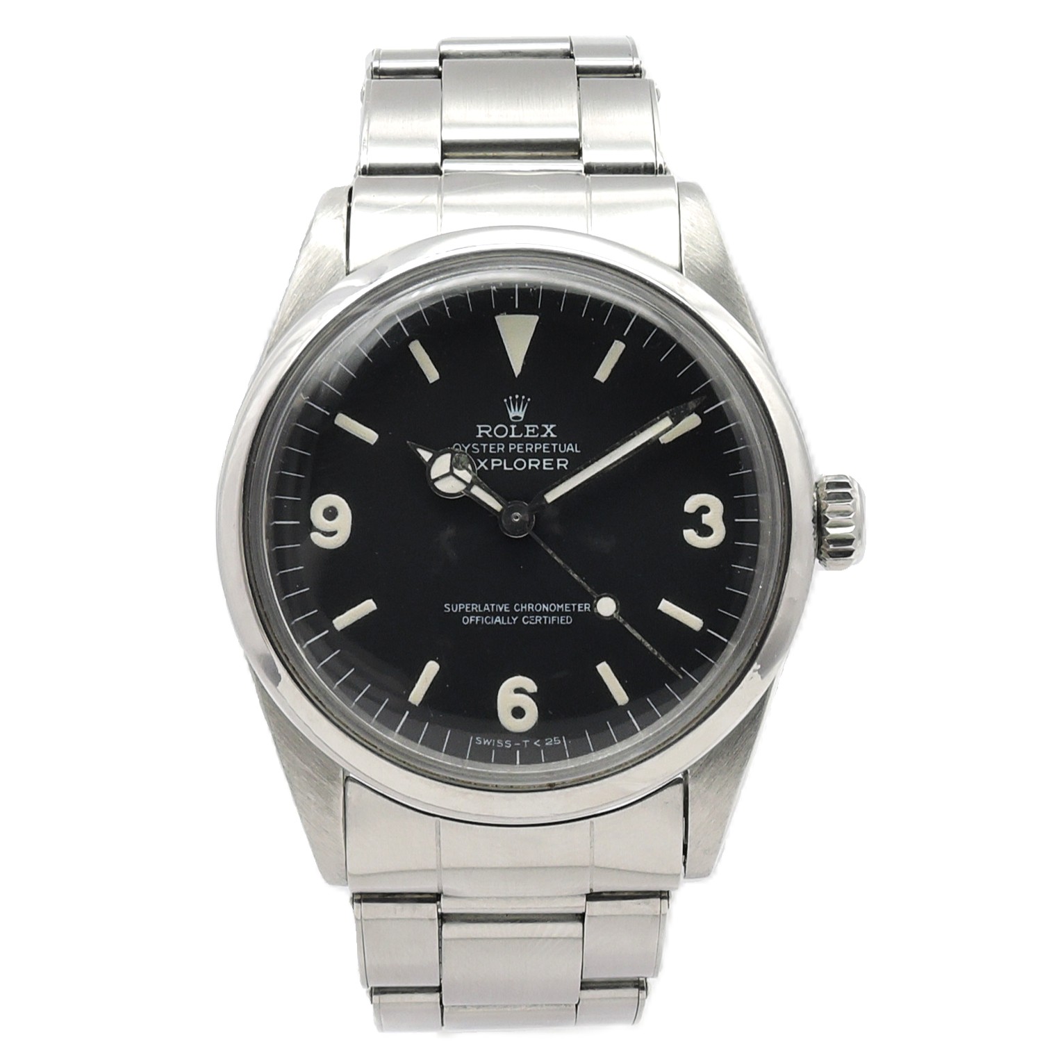 ロレックス エクスプローラーⅠ1016 MK0 黒 ブラック 369 T-25 17cm Rolex ExplorerⅠ C008038