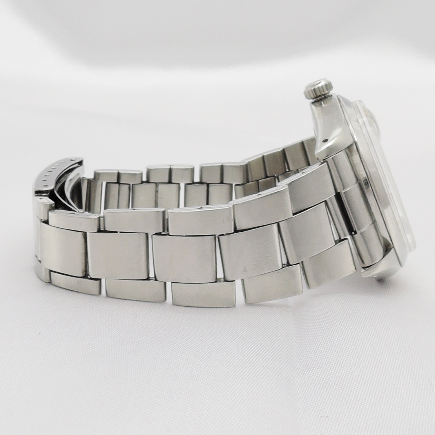稀少！ロレックス オイスターパーペチュアルデイト 34 UAE軍紋章 6694 シルバー 16.5cm AT ROLEX Oyster Perpetual Date 34 Silver C007434のイメージ画像
