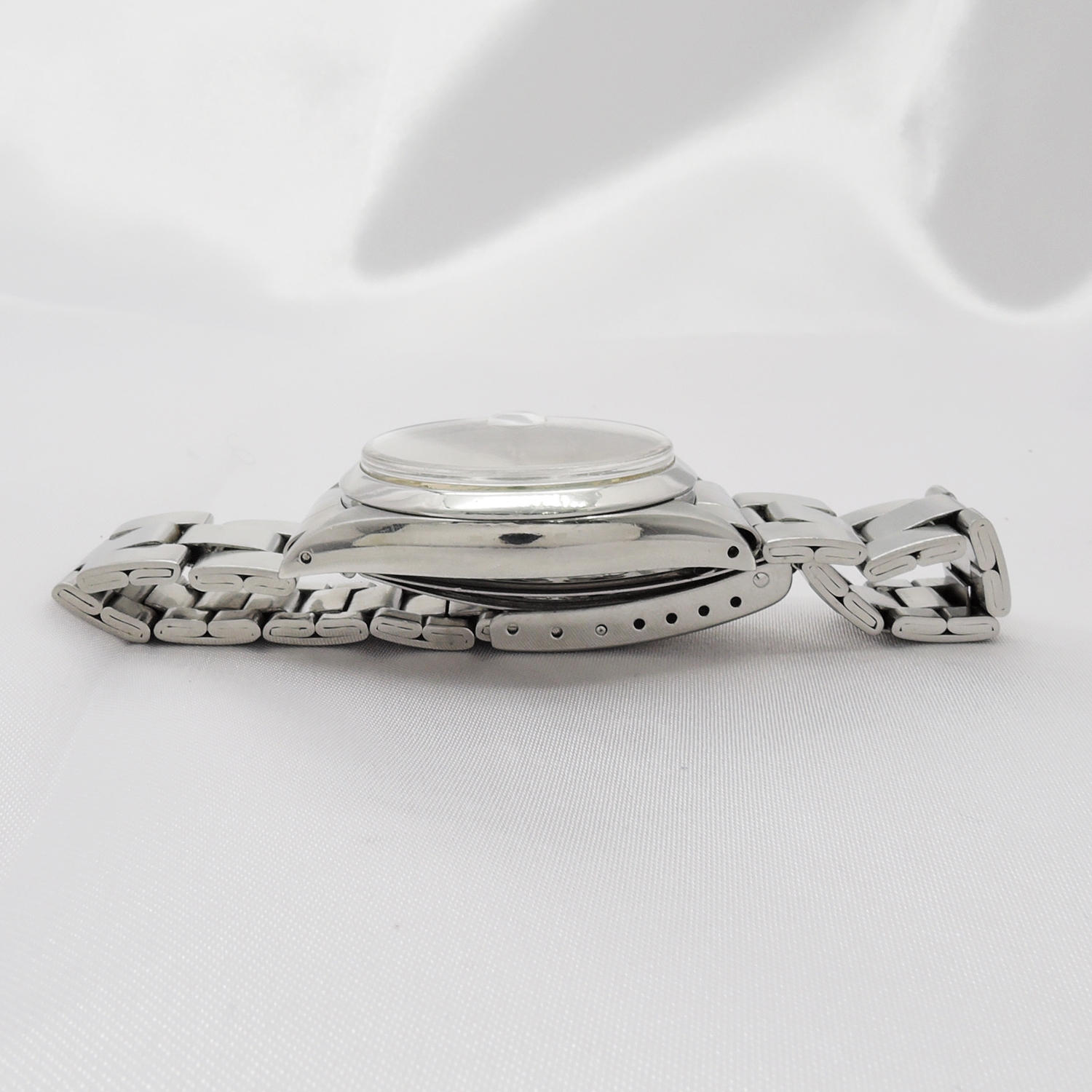 稀少！ロレックス オイスターパーペチュアルデイト 34 UAE軍紋章 6694 シルバー 16.5cm AT ROLEX Oyster Perpetual Date 34 Silver C007434のイメージ画像