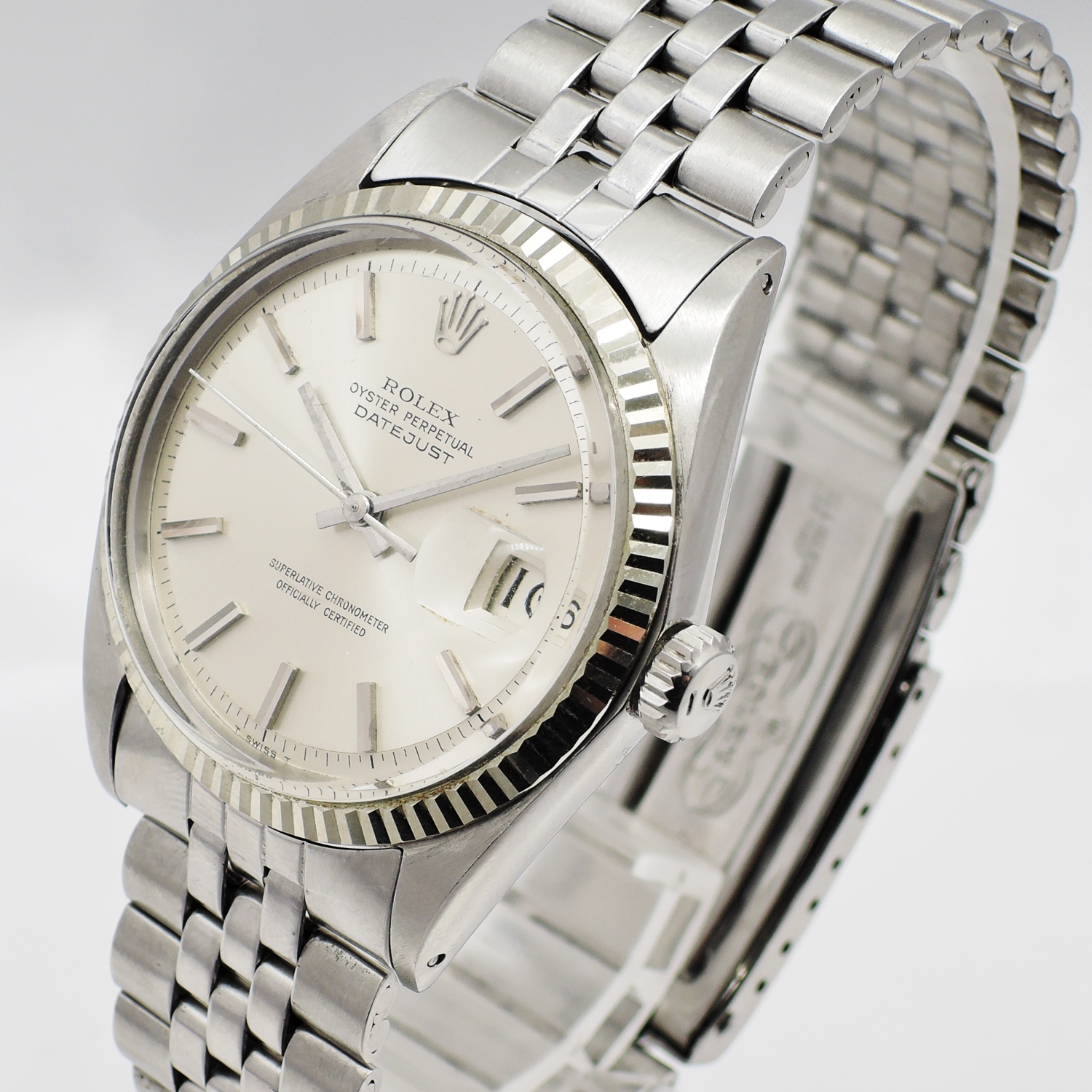 ロレックス デイトジャスト 36 1601/4 シルバー AT 15cm ROLEX Date-Just 36 Silver C008033のイメージ画像