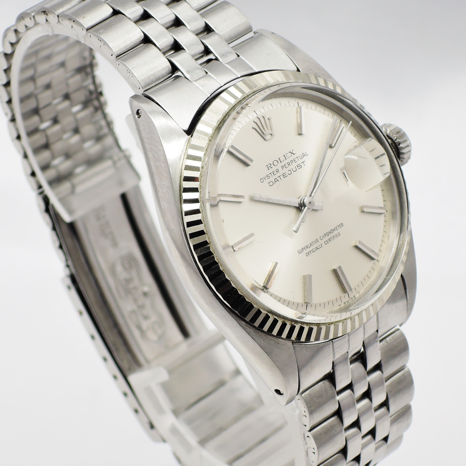 ロレックス デイトジャスト 36 1601/4 シルバー AT 15cm ROLEX Date-Just 36 Silver C008033のイメージ画像