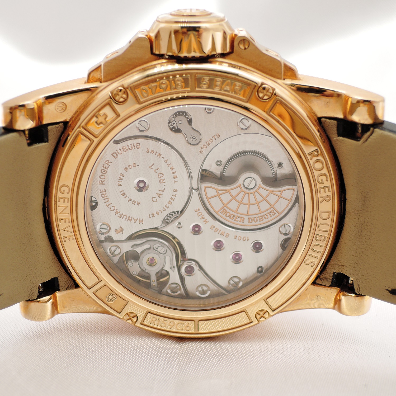 ロジェ・デュブイ エクスカリバー 42 RDDBEX0279 黒 ブラック 保証書 ROGER DUBUIS Excalibur 42 C008657のイメージ画像