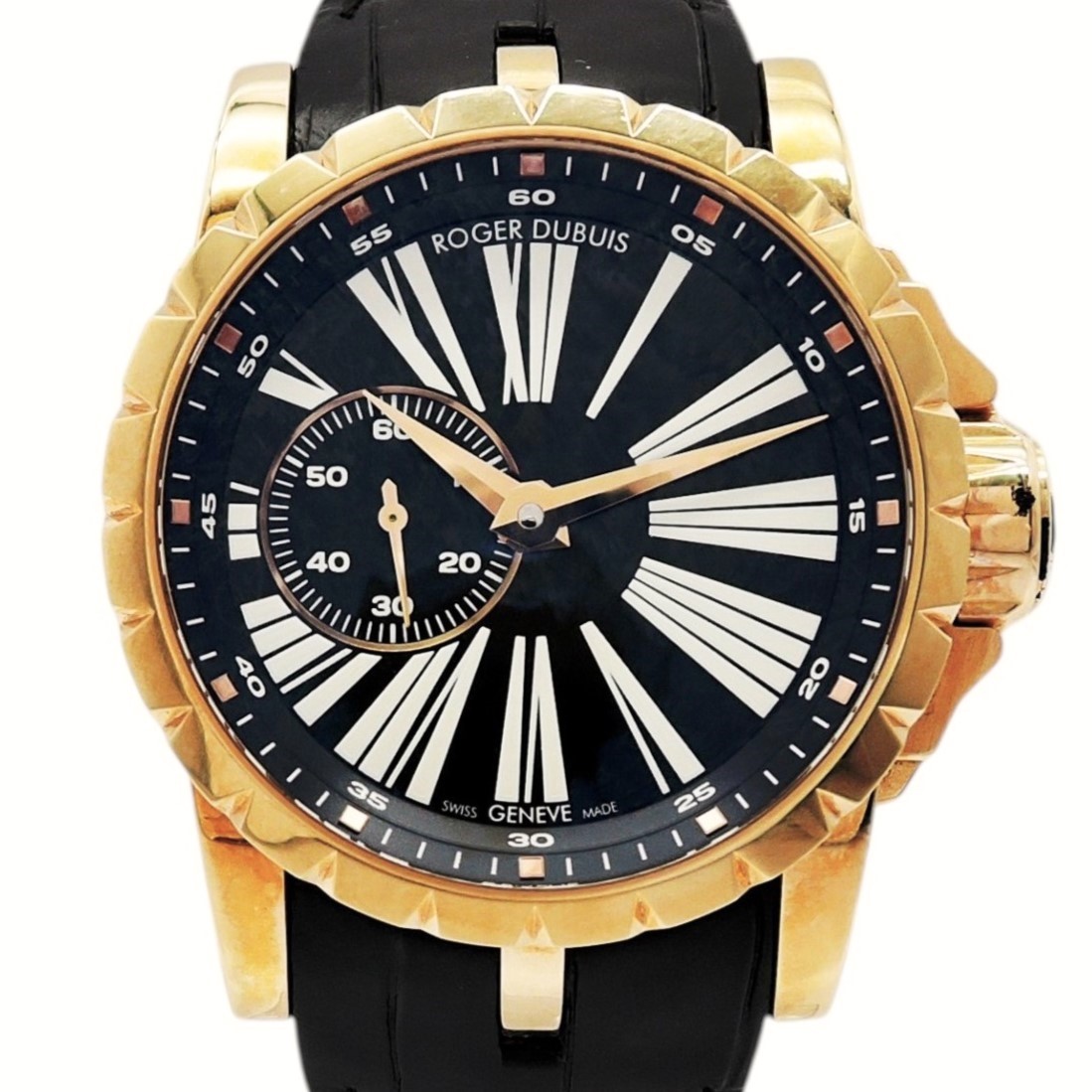 ロジェ・デュブイ エクスカリバー 42 RDDBEX0279 黒 ブラック 保証書 ROGER DUBUIS Excalibur 42 C008657のイメージ画像