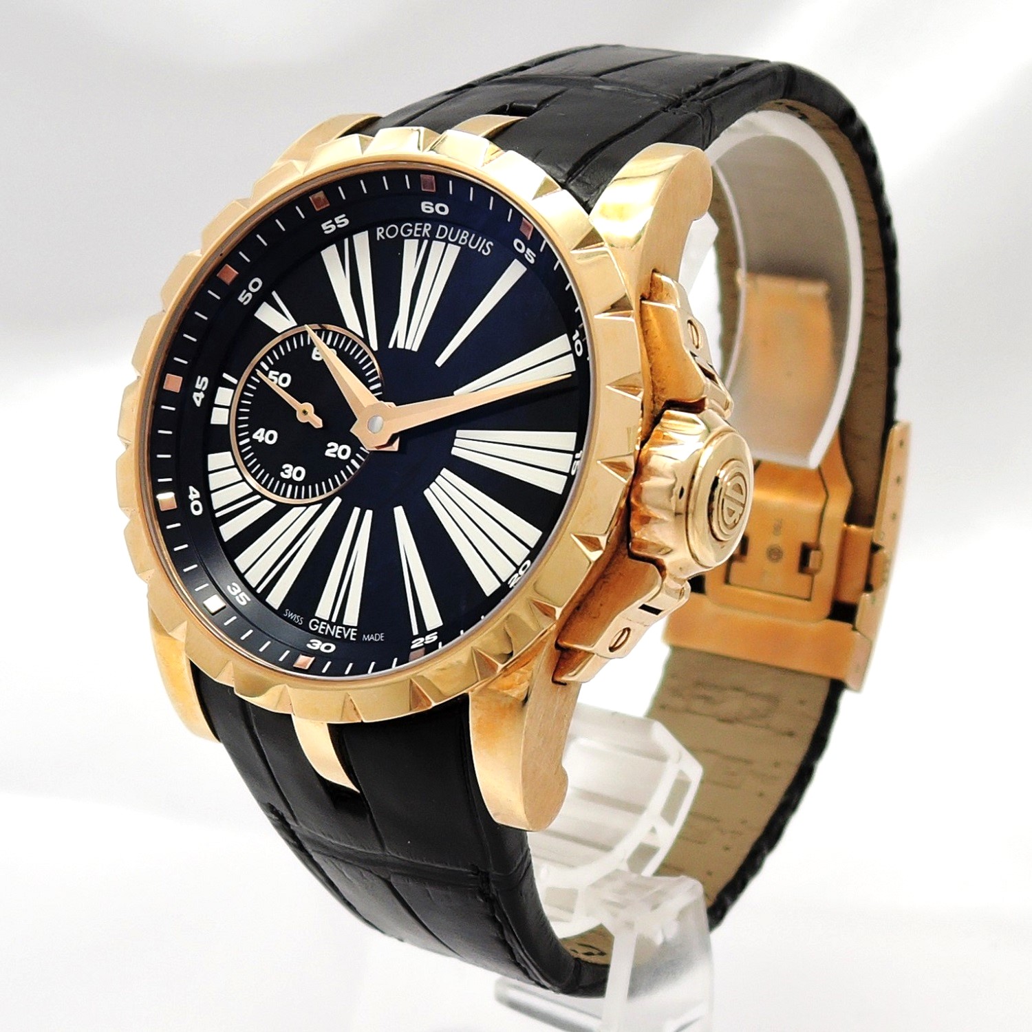 ロジェ・デュブイ エクスカリバー 42 RDDBEX0279 黒 ブラック 保証書 ROGER DUBUIS Excalibur 42 C008657のイメージ画像