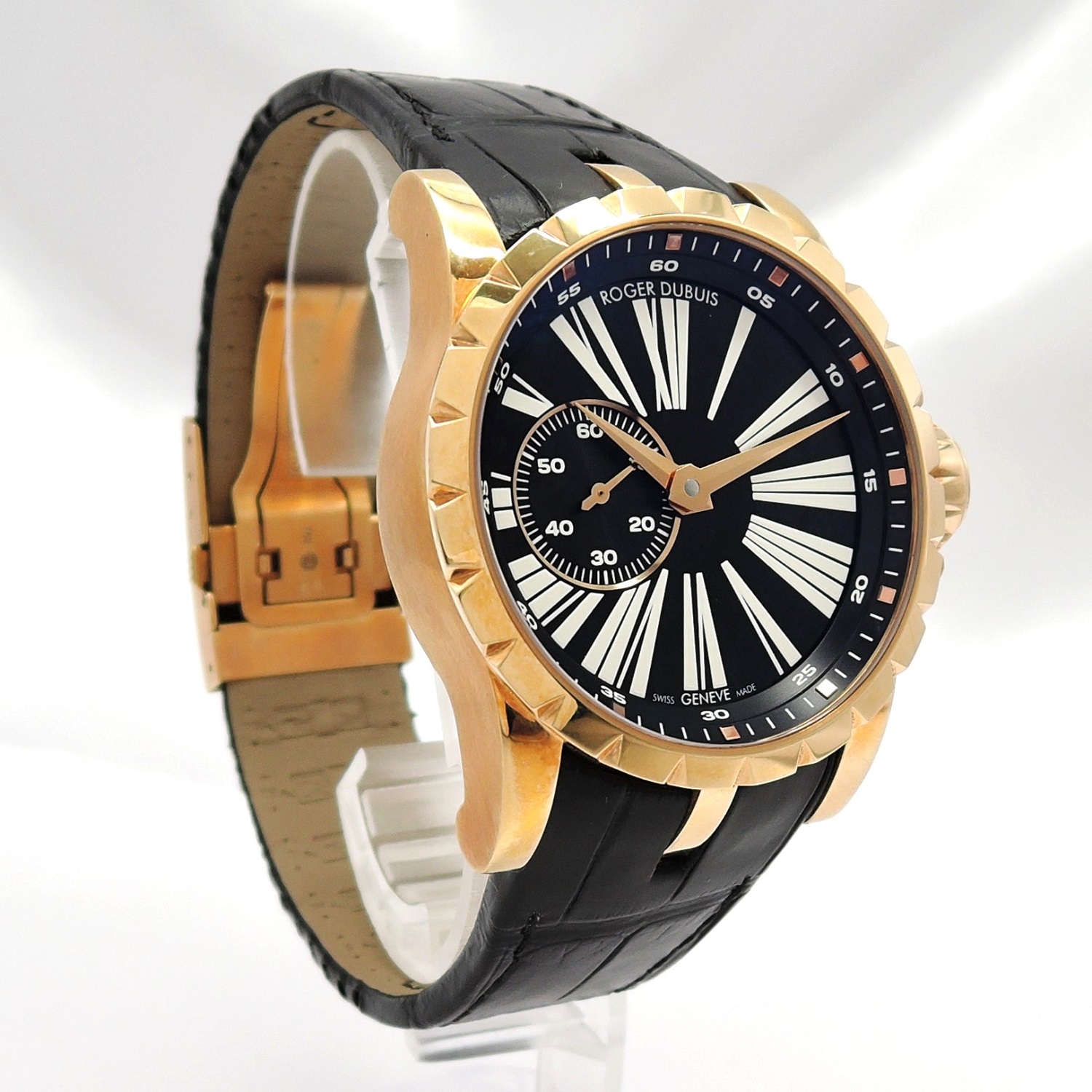 ロジェ・デュブイ エクスカリバー 42 RDDBEX0279 黒 ブラック 保証書 ROGER DUBUIS Excalibur 42 C008657のイメージ画像