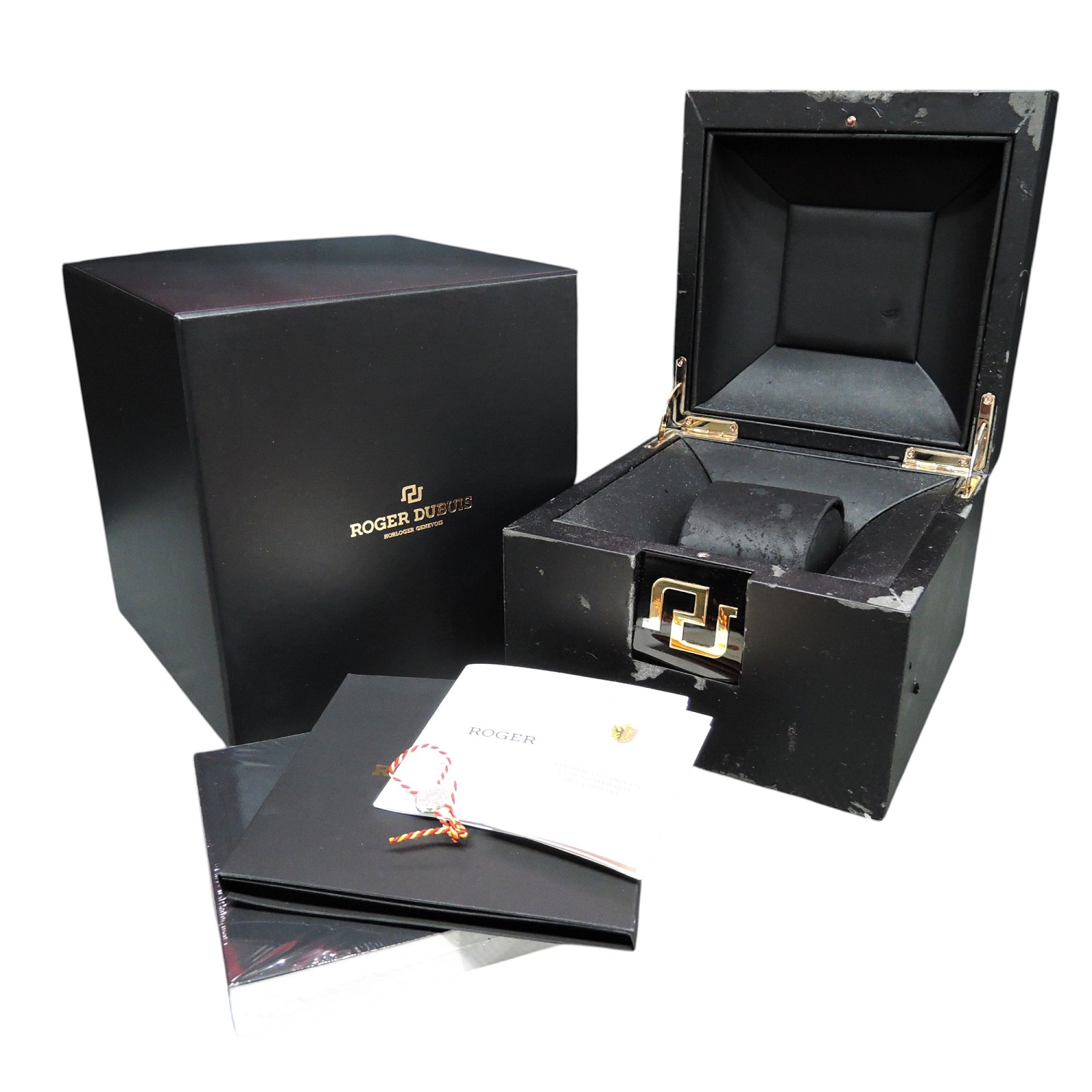 ロジェ・デュブイ エクスカリバー 42 RDDBEX0279 黒 ブラック 保証書 ROGER DUBUIS Excalibur 42 C008657のイメージ画像