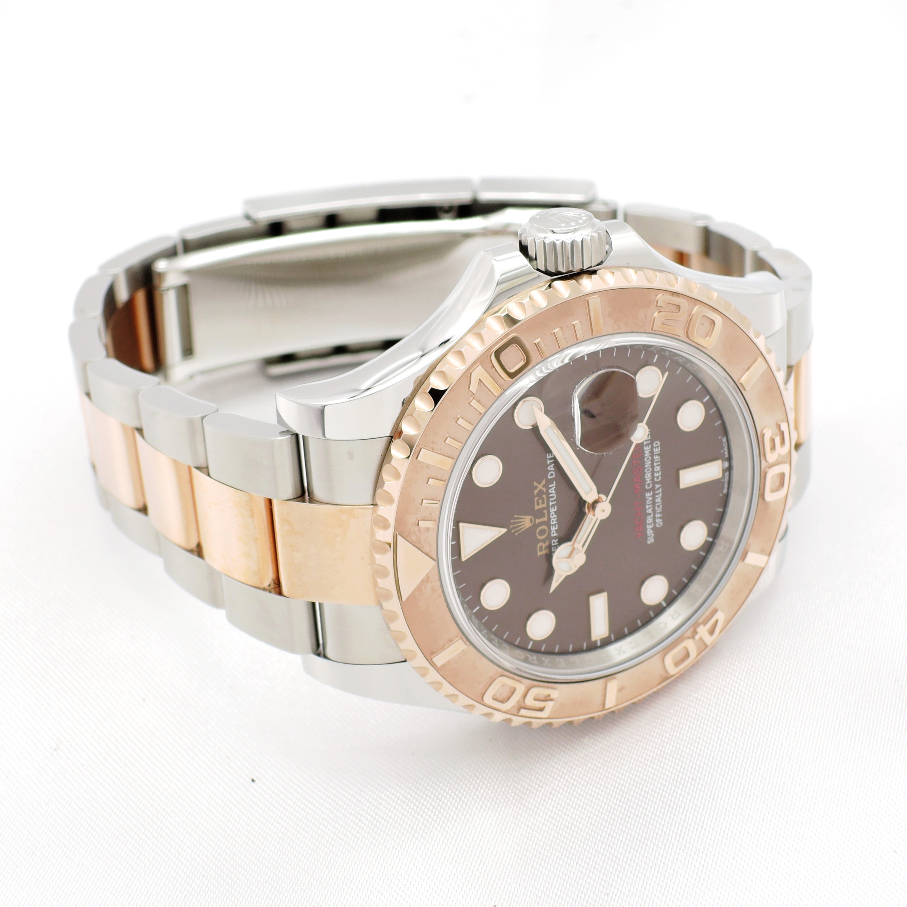 ロレックス ヨットマスター 40 126621 2025年 保証書 チョコレート ブラウン 18cm AT ROLEX Yacht-Master 40 Brown C009310のイメージ画像