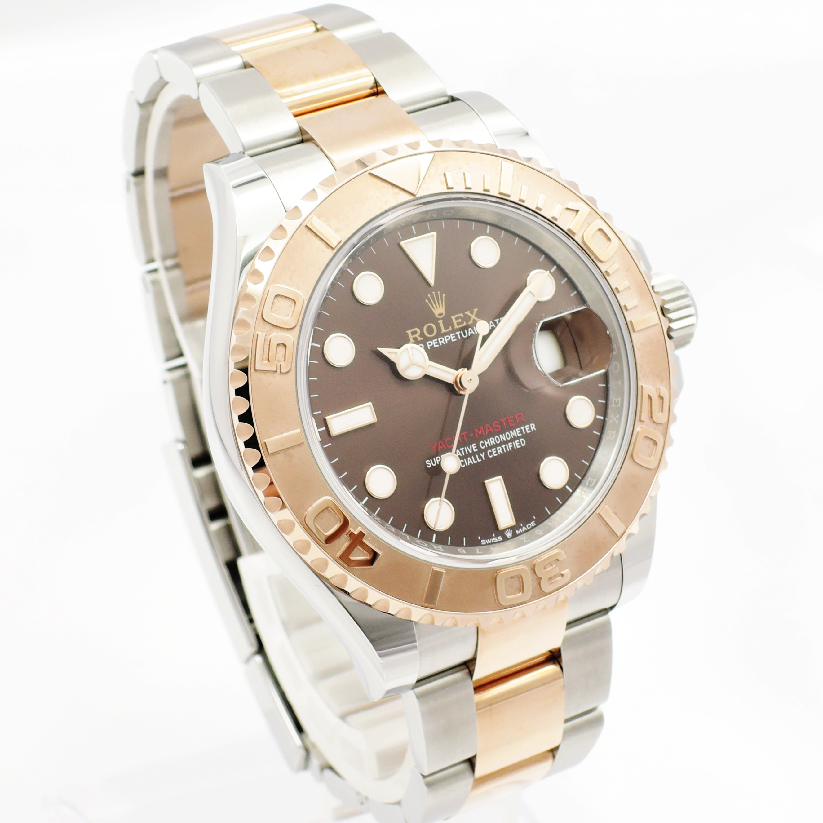 ロレックス ヨットマスター 40 126621 2025年 保証書 チョコレート ブラウン 18cm AT ROLEX Yacht-Master 40 Brown C009310のイメージ画像