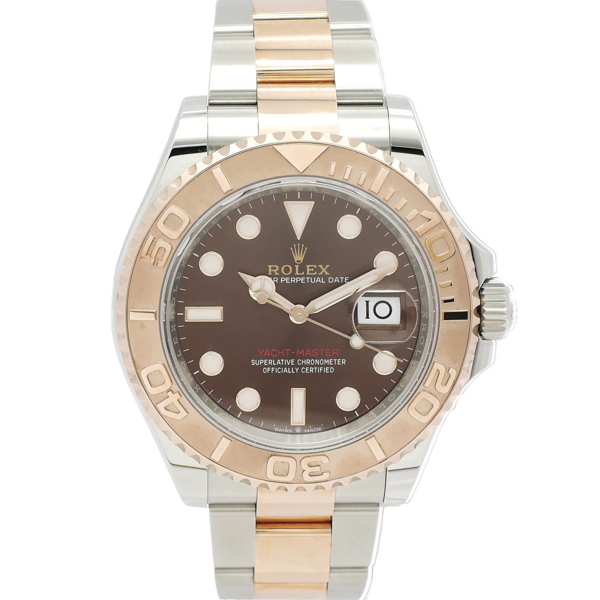 ロレックス ヨットマスター 40 126621 2025年 保証書 チョコレート ブラウン 18cm AT ROLEX Yacht-Master 40 Brown C009310