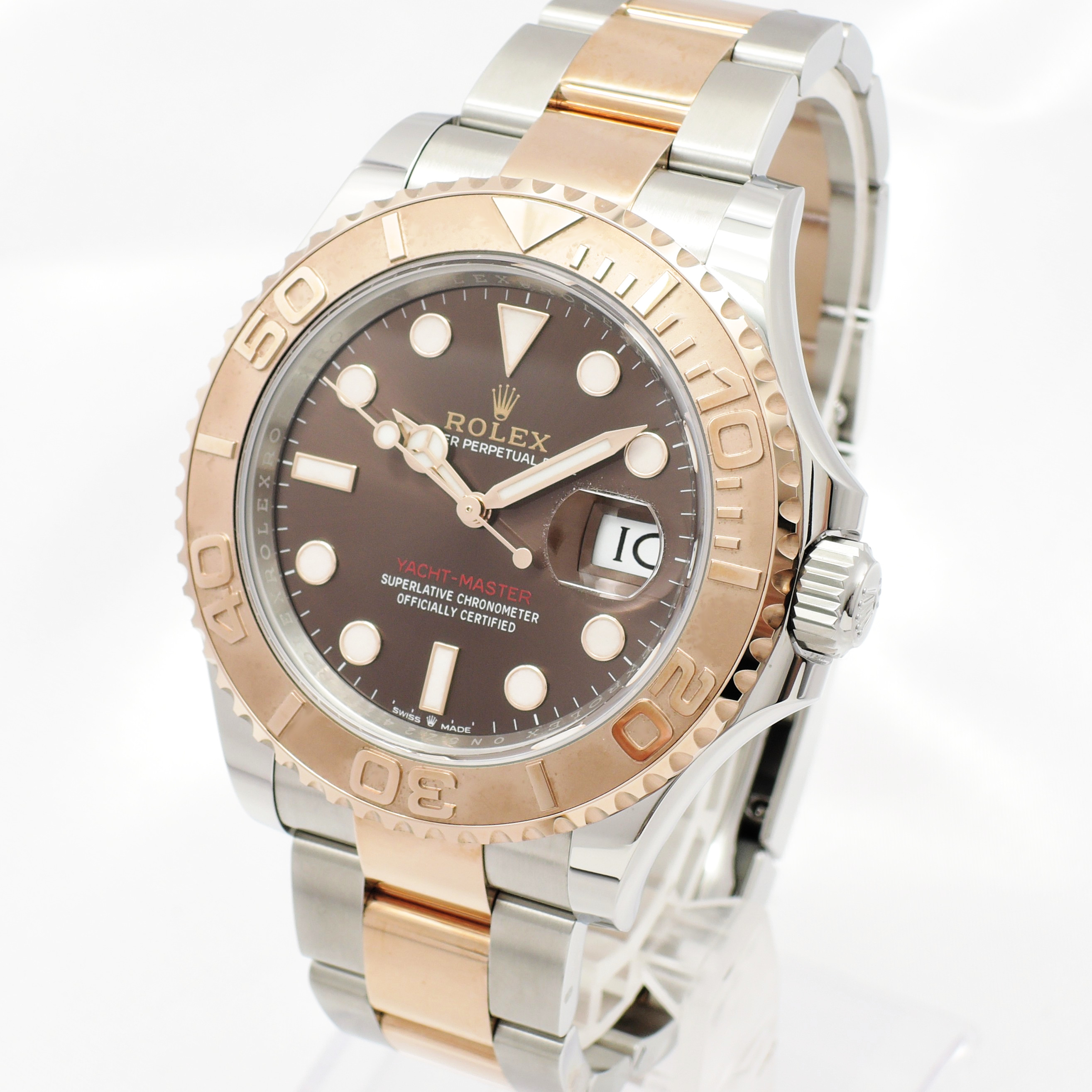 ロレックス ヨットマスター 40 126621 2025年 保証書 チョコレート ブラウン 18cm AT ROLEX Yacht-Master 40 Brown C009310のイメージ画像